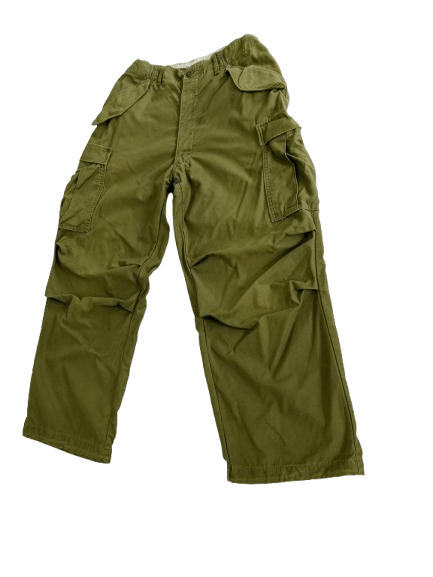 Other Vintage Military Cargo Pants Olive Green Rare Size US 35 - 5 Thumbnail