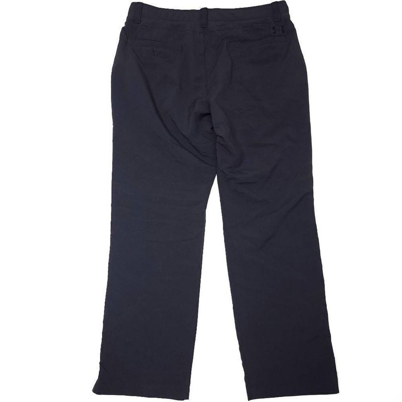 Under Armour (2) Under Armour Golf Pants Mens 34x29 Black Performance Size US 34 / EU 50 - 6 Thumbnail