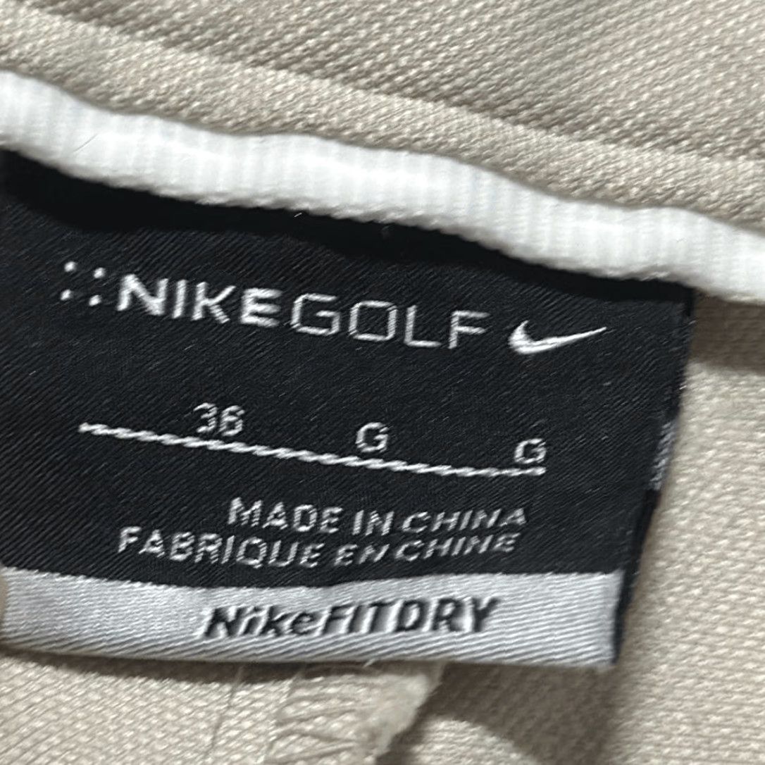 Nike Nike Golf Khaki Mens Shorts Dri Fit 36 Polyester Tan Chino RN# 56323 Men Shorts Size US 36 / EU 52 - 6 Thumbnail