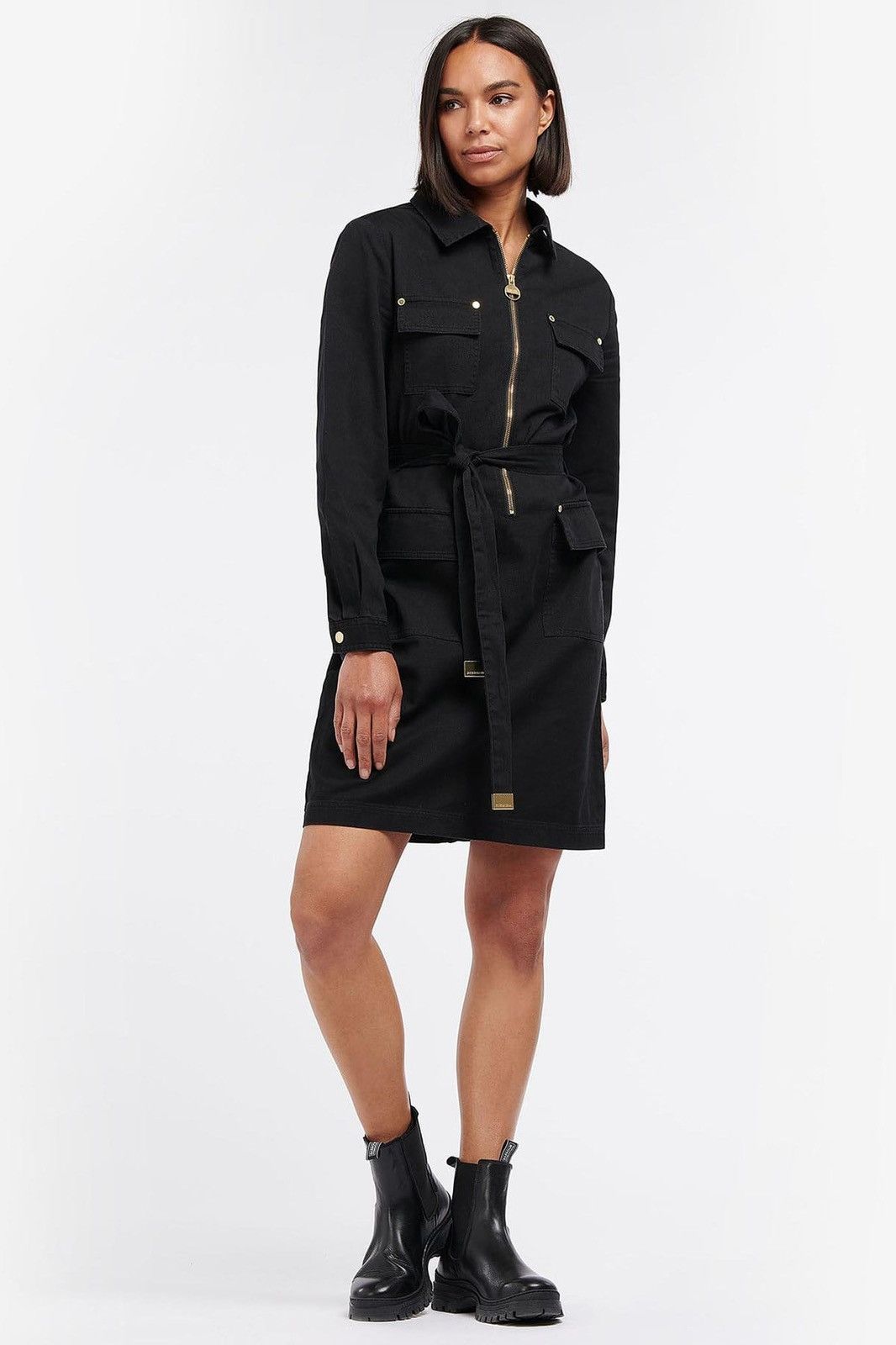 Barbour Barbour Dress S Long Sleeve Original Black B.intl Athena Size XS / US 0-2 / IT 36-38 - 7 Thumbnail