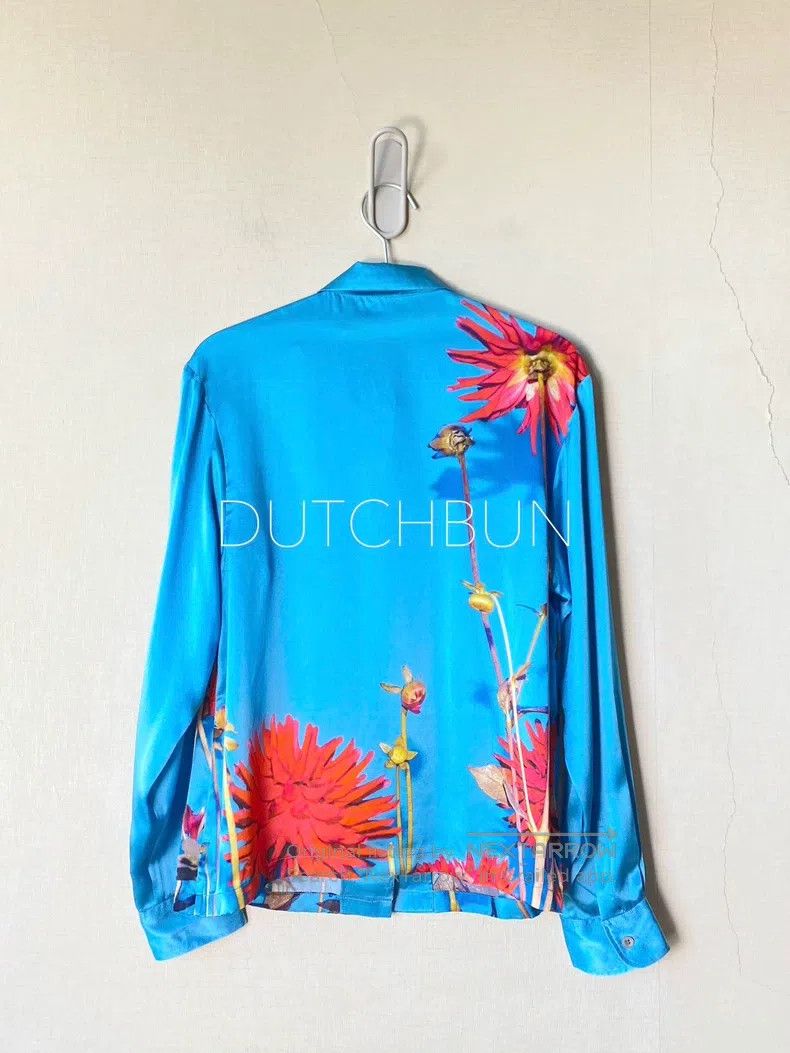 Dries Van Noten Dries Van Noten size:38 Blue silk shirt Size M / US 6-8 / IT 42-44 - 8 Thumbnail