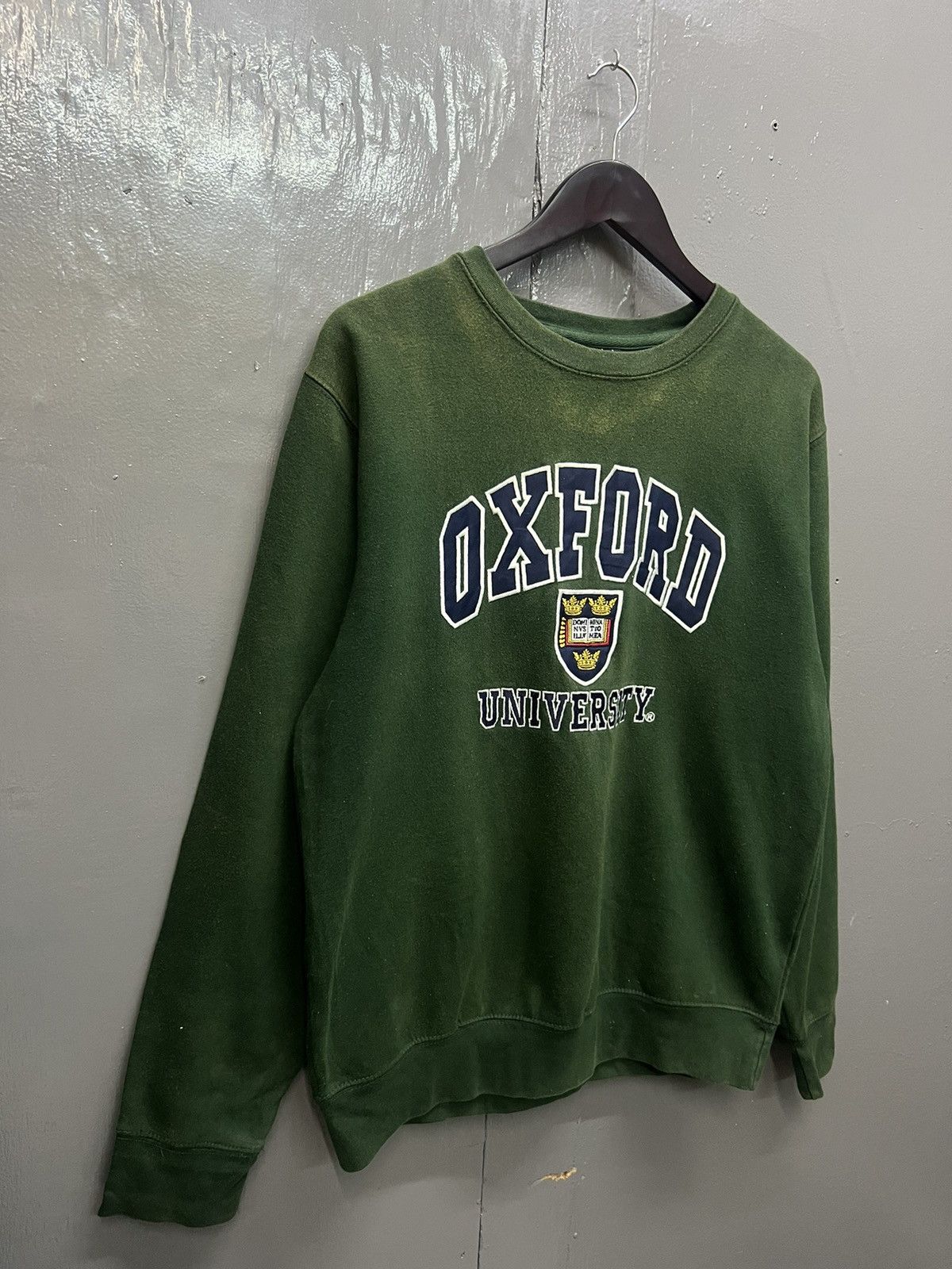 Vintage Vintage Oxford University Crewneck Sweatshirt Size US L / EU 52-54 / 3 - 2 Thumbnail