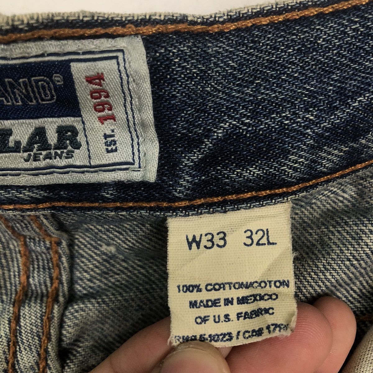 Japanese Brand VINTAGE OLD NAVY JEANS REGULAR FIT ISSEY MIYAKE DESIGN Size US 34 / EU 50 - 10 Thumbnail