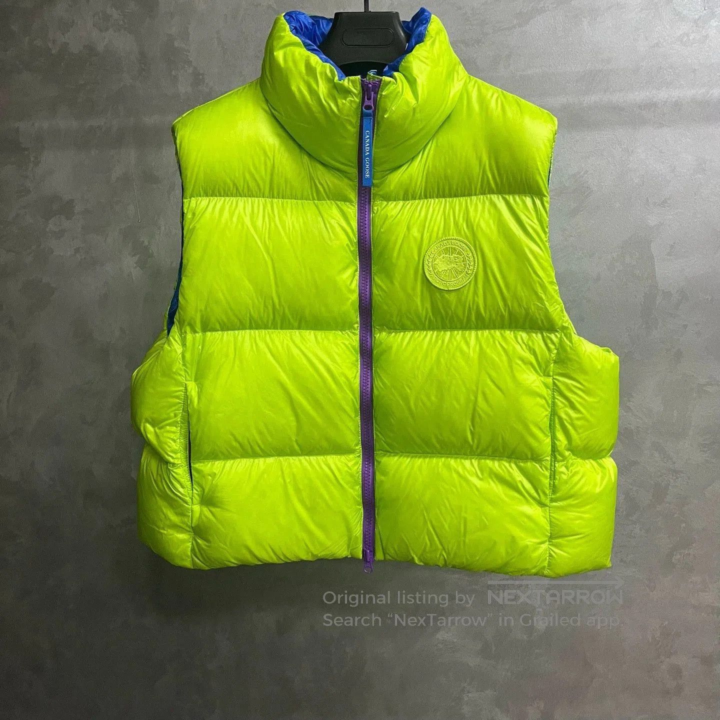 Canada Goose bright green sleeveless lightweight down vest. Size US L / EU 52-54 / 3 - 1 Thumbnail