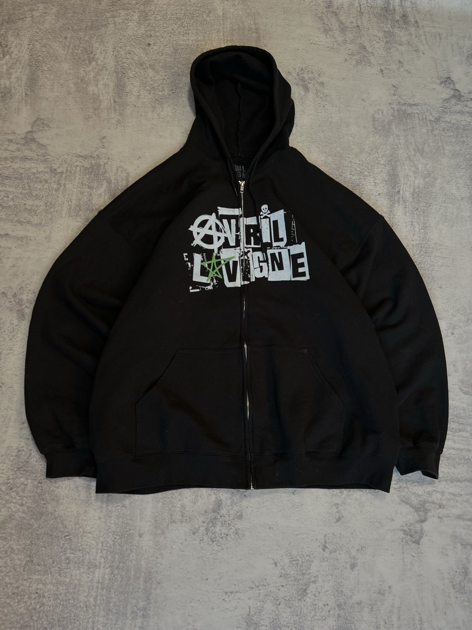 Fruit Of The Loom Avril Lavigne Mens Full Zip Hoodie 2024 Greatest Hits Tour Size US XL / EU 56 / 4 - 5 Thumbnail