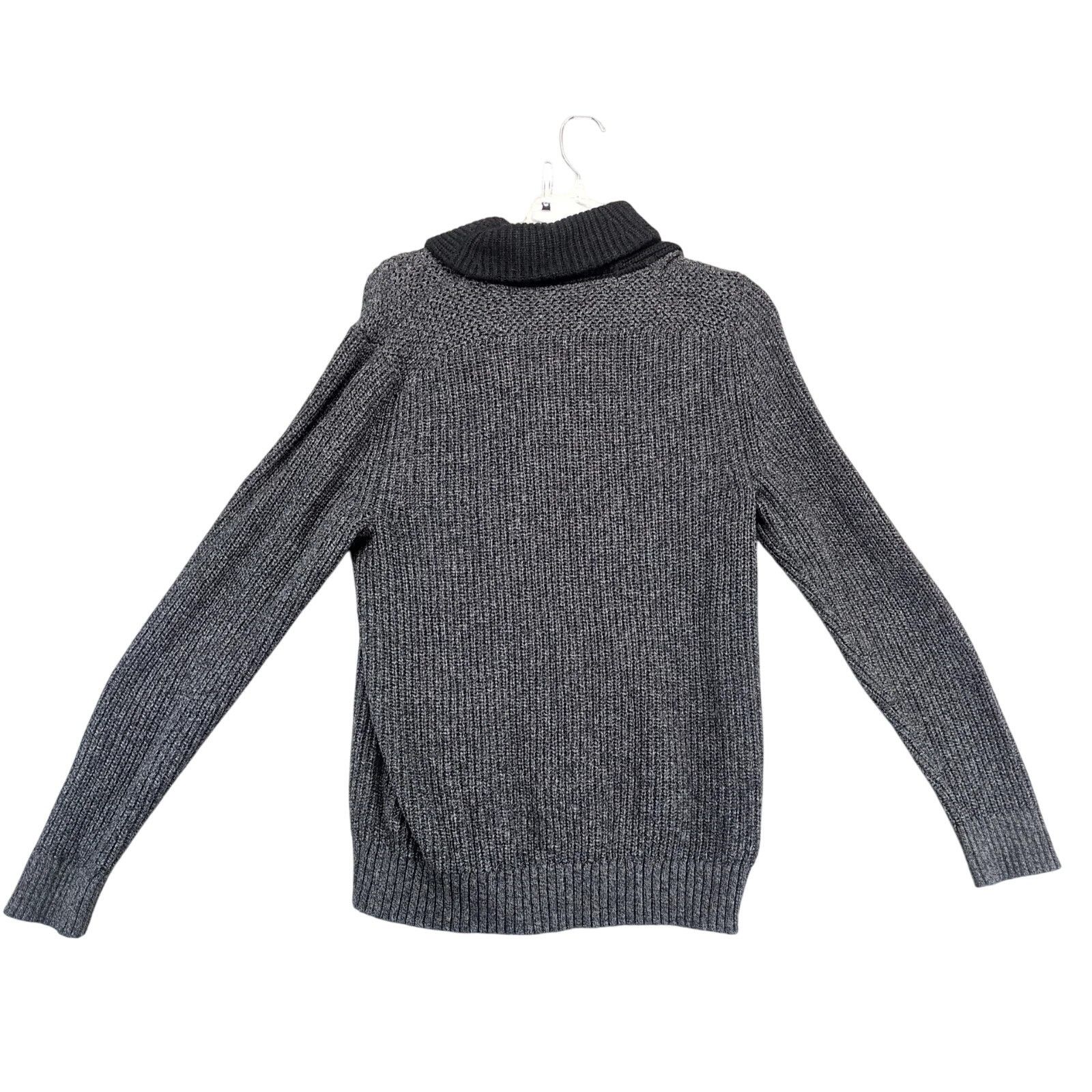 Banana Republic Banana Republic Gray Black Button Cardigan Sweater Men's S Size US S / EU 44-46 / 1 - 2 Thumbnail