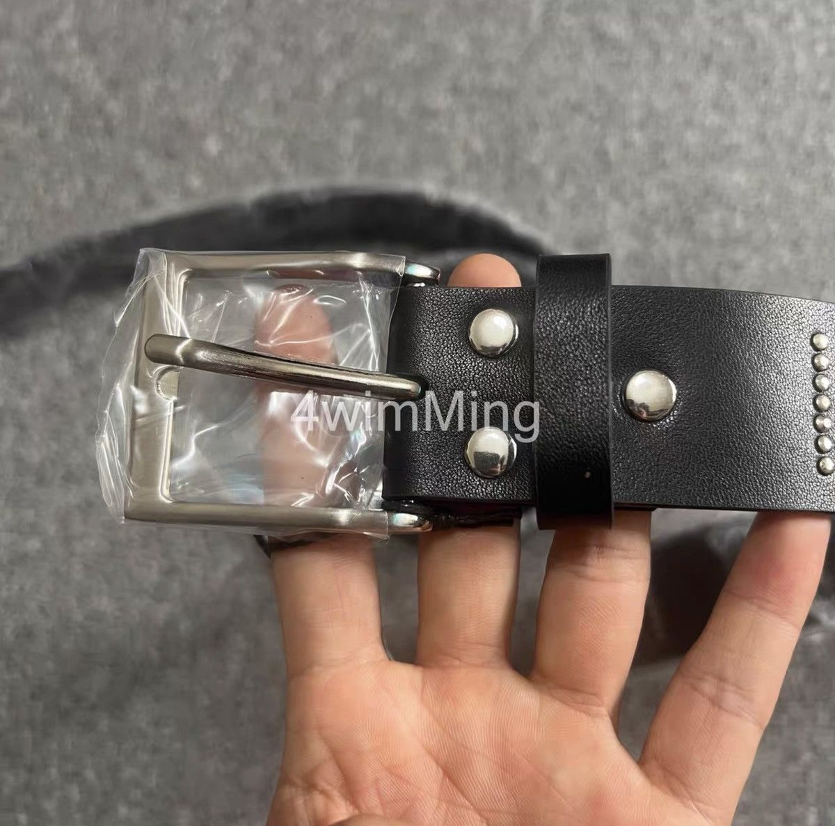 Billionaire Boys Club BBC ICECREAM Studded Leather Belt Size ONE SIZE - 2 Thumbnail