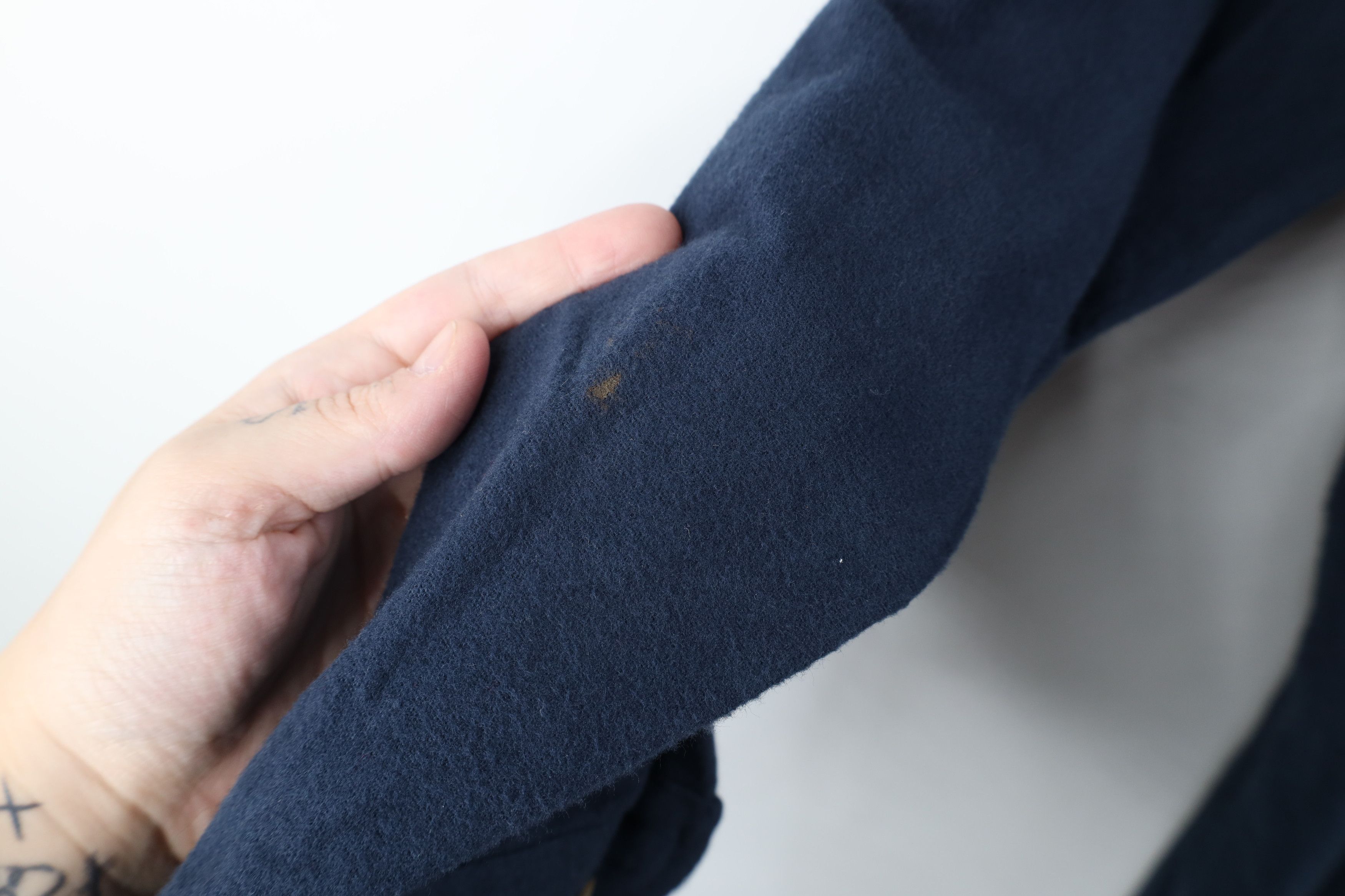 Vintage Vintage 90s Streetwear Cloth Collared Button Shirt Blue Size US L / EU 52-54 / 3 - 8 Thumbnail