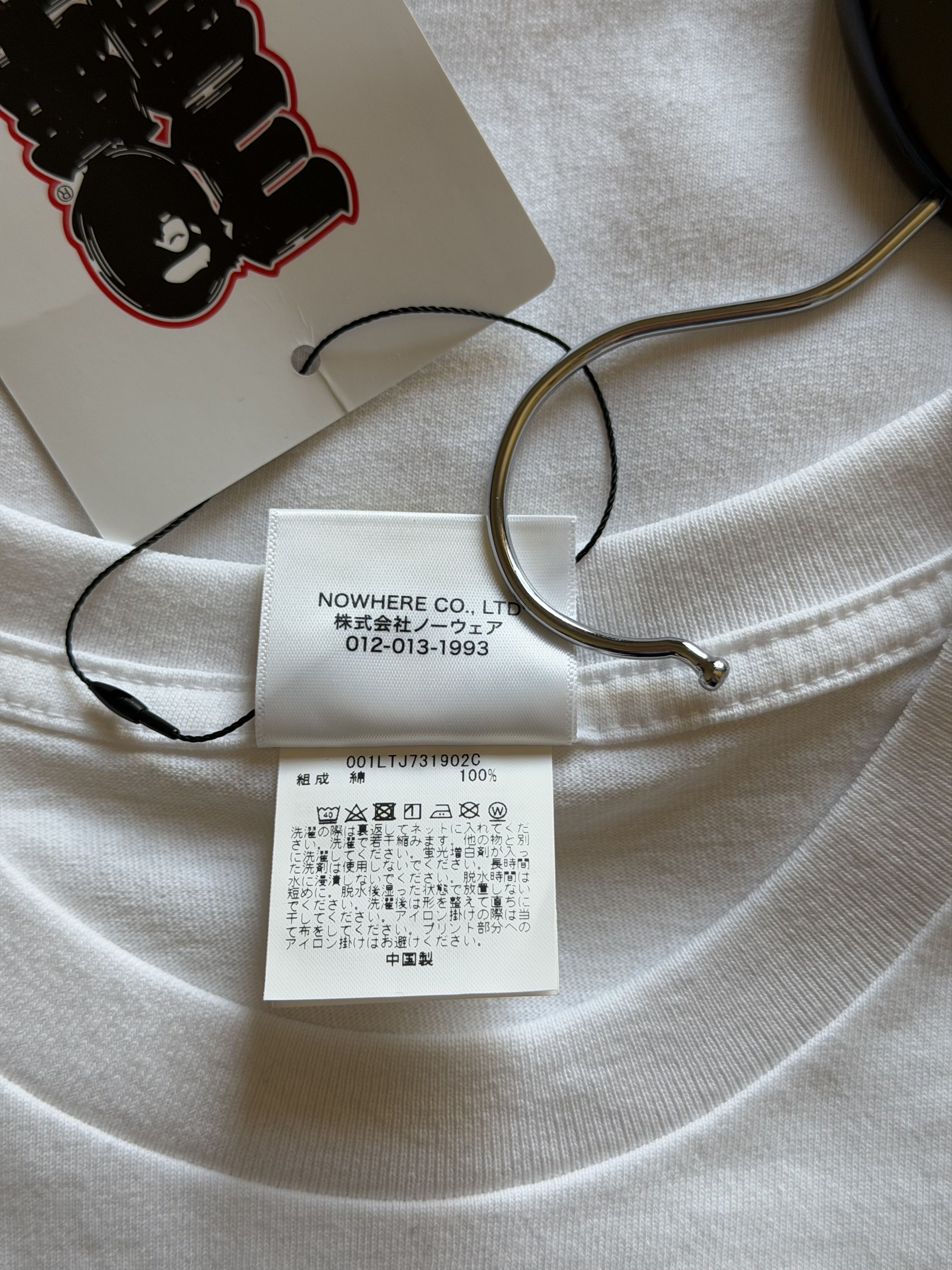 Bape Joshua Vides Bape College Logo Long Sleeve Tee in Black Size US L / EU 52-54 / 3 - 8 Thumbnail