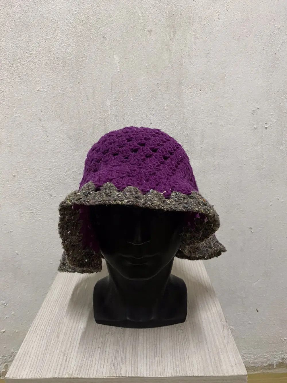 Japanese Brand Japanese Brand Rare Design Crochet Bucket Hat Size ONE SIZE - 3 Thumbnail
