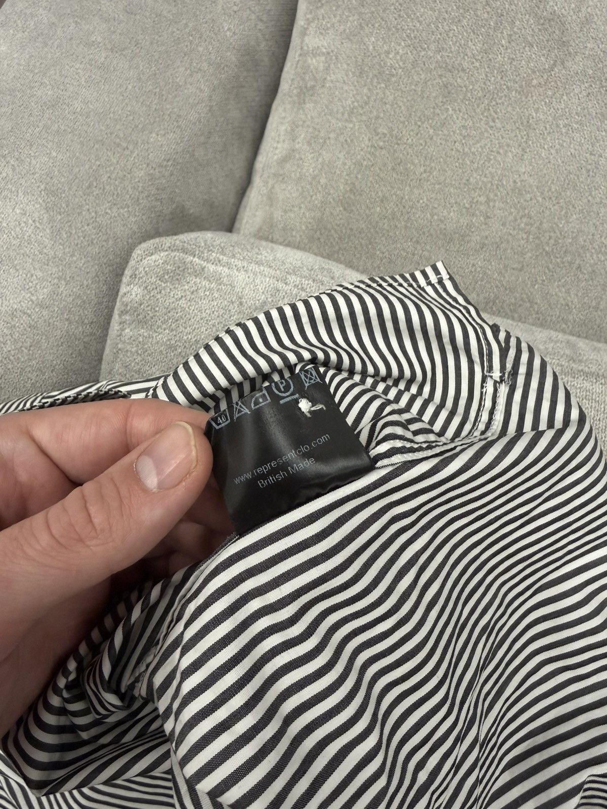 Represent Clo. Represent Work Stripe Shirt Size US M / EU 48-50 / 2 - 10 Thumbnail