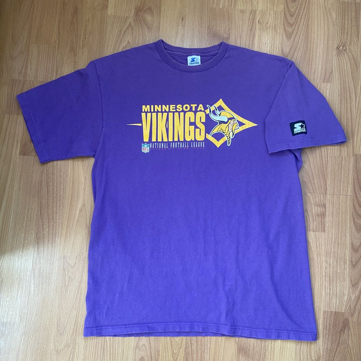 Starter Starter NFL Minnesota Vikings Logo 90s T-Shirt Men’s Large Size US L / EU 52-54 / 3 - 2 Thumbnail