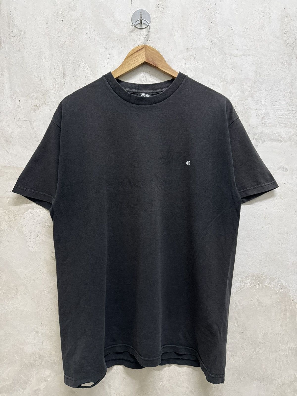 Stussy Sun Faded Stussy Signature distressed thrash tees Size US L / EU 52-54 / 3 - 3 Thumbnail