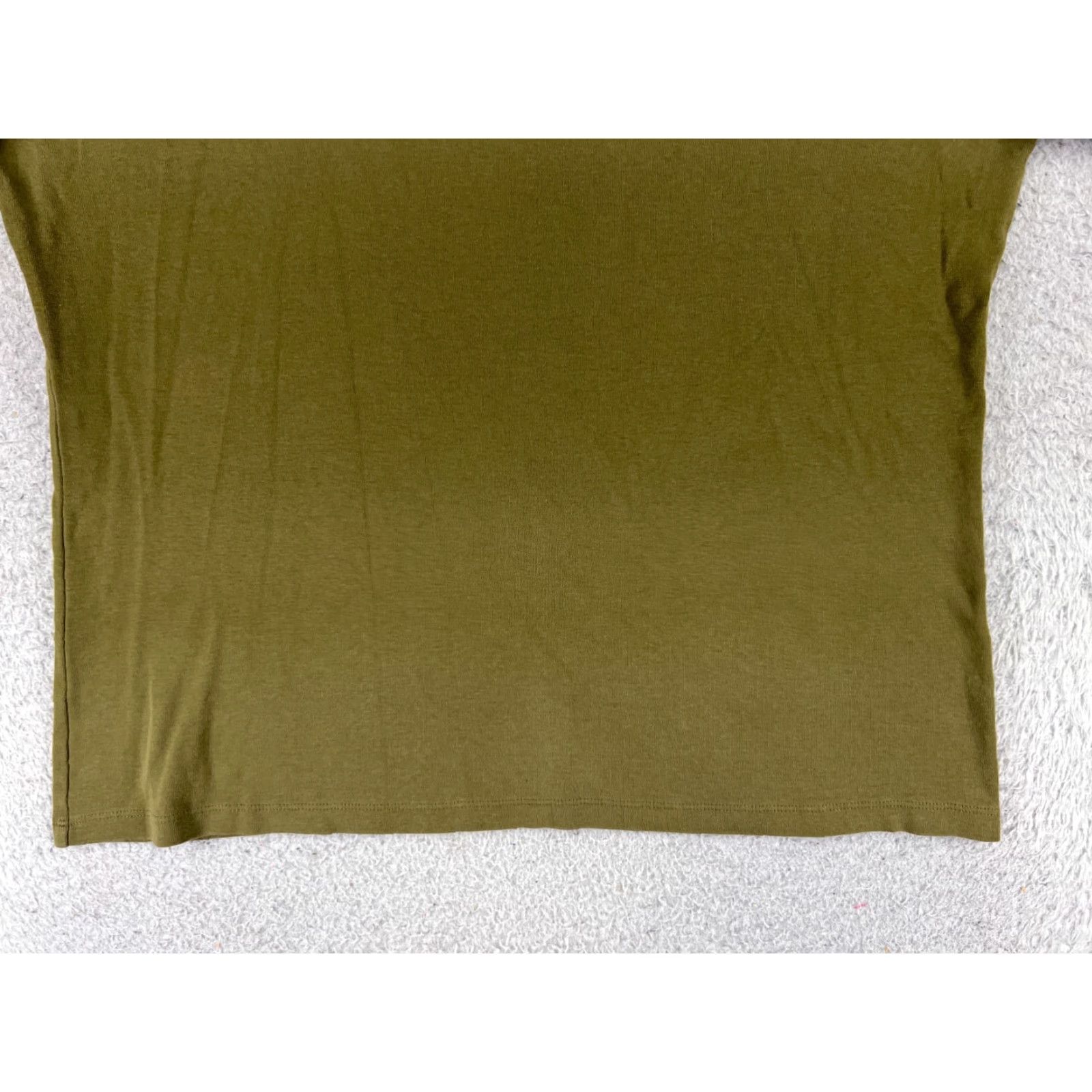 Tommy Hilfiger Tommy Hilfiger Women's XL Green Striped Logo Cotton Short Sleeve T-Shirt Casual 90s Vintage Size XL / US 12-14 / IT 48-50 - 5 Thumbnail
