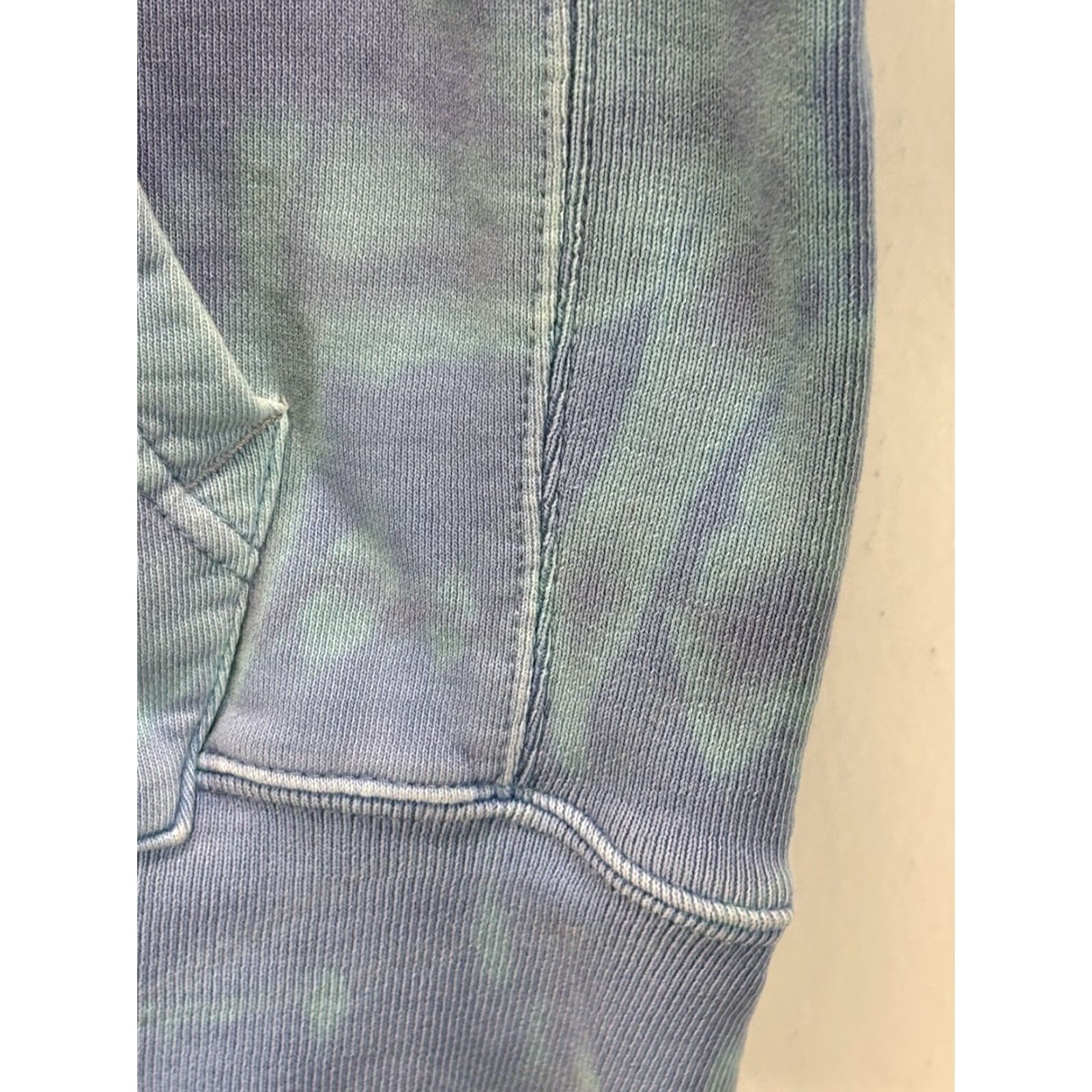 Vintage Sukoya Hoodie J. Crew Reverse Weave Men M Blue Dyed Patchwork Asian Custom Pullover Reversible Tie Dye Streetwear Shirt? Size US M / EU 48-50 / 2 - 5 Thumbnail