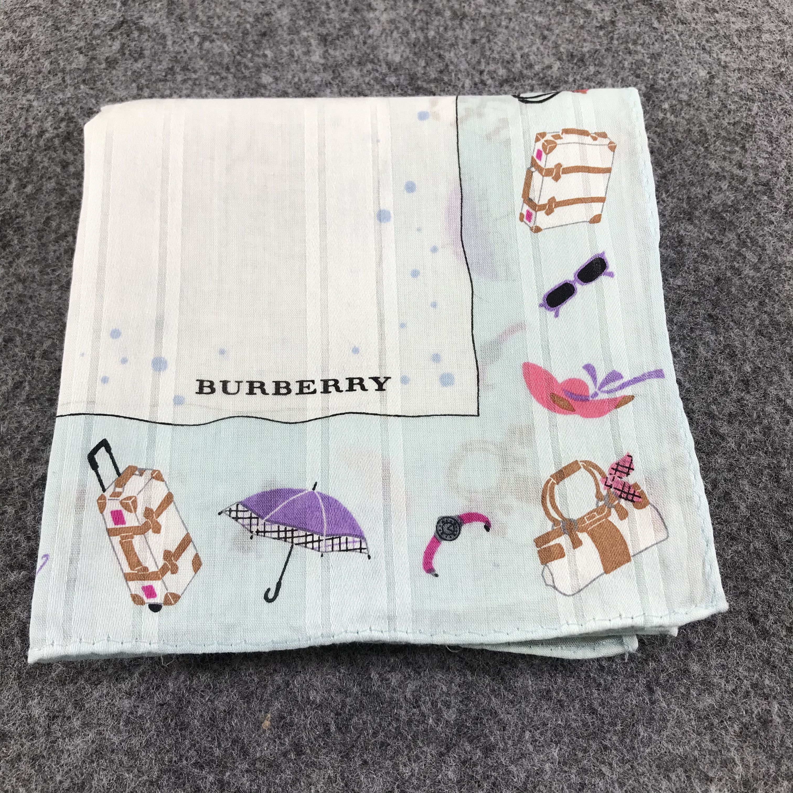 Burberry Burberry Handkerchief Neckerchief Bandana H367 Size ONE SIZE - 7 Thumbnail