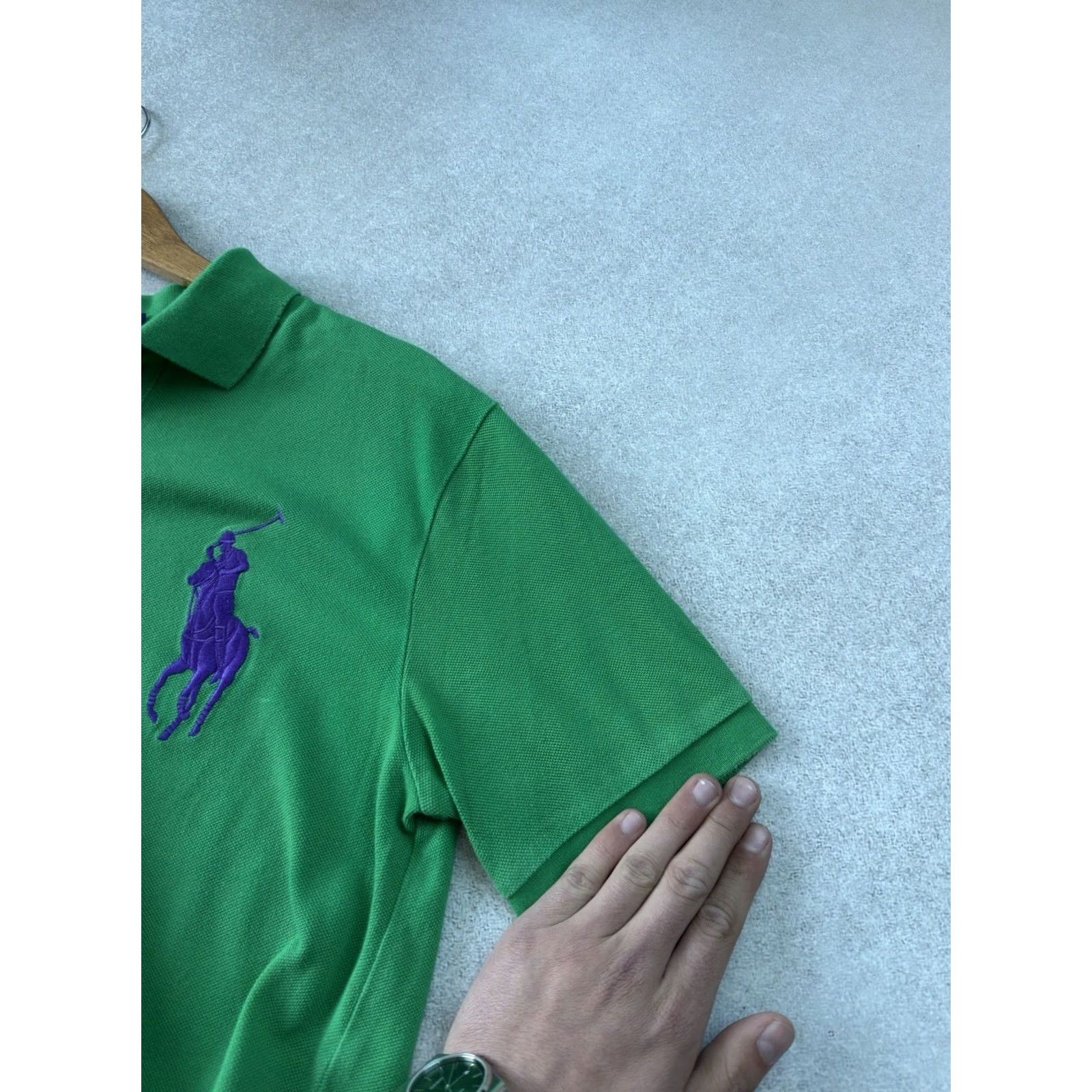 Polo Ralph Lauren VINTAGE Polo Ralph Lauren Polo Shirt Green Size M Chiefs Keef Style Mens Polo Shirt Size US M / EU 48-50 / 2 - 5 Thumbnail