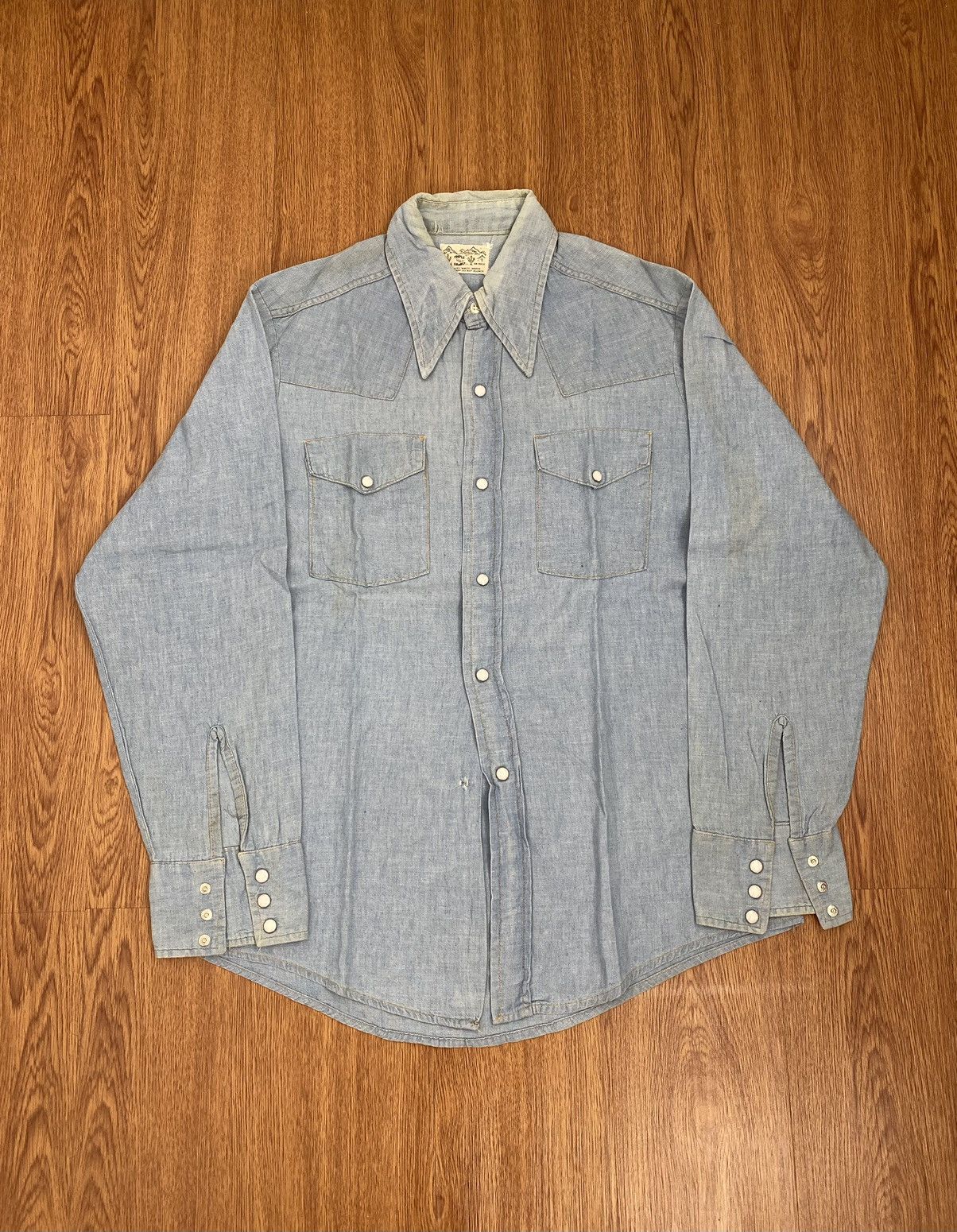 Vintage western chambray shirt