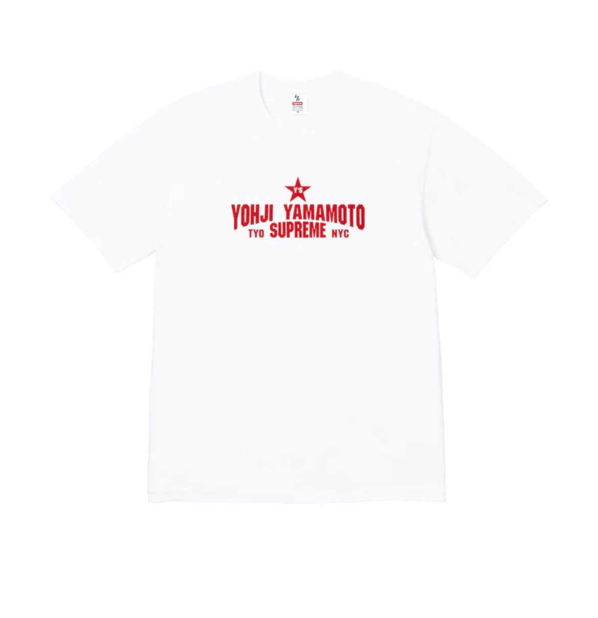 Supreme × Yohji Yamamoto Supreme Y's Yohji Yamamoto Star Tee Size US L / EU 52-54 / 3 - 1 Preview