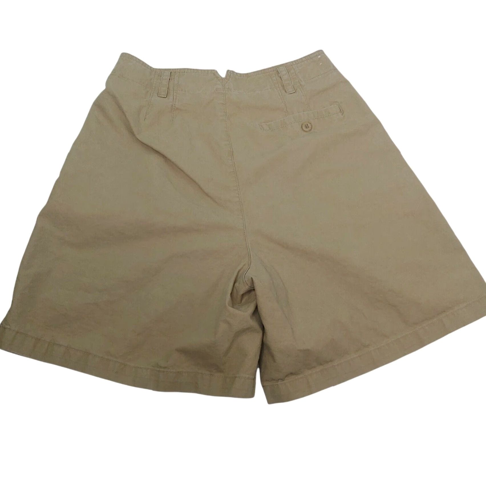 Vintage VINTAGE LL Bean Bermuda 90s Women 16 28" Short Pleated Beige Hiking EUC Pants Women Size 38" / US 16 / IT 52 - 2 Thumbnail