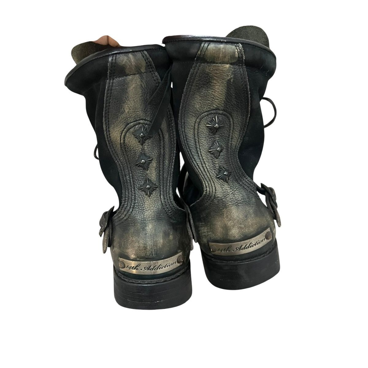 14th Addiction 14th addiction chrome stud boots Size US 8.5 / EU 41-42 - 2 Thumbnail