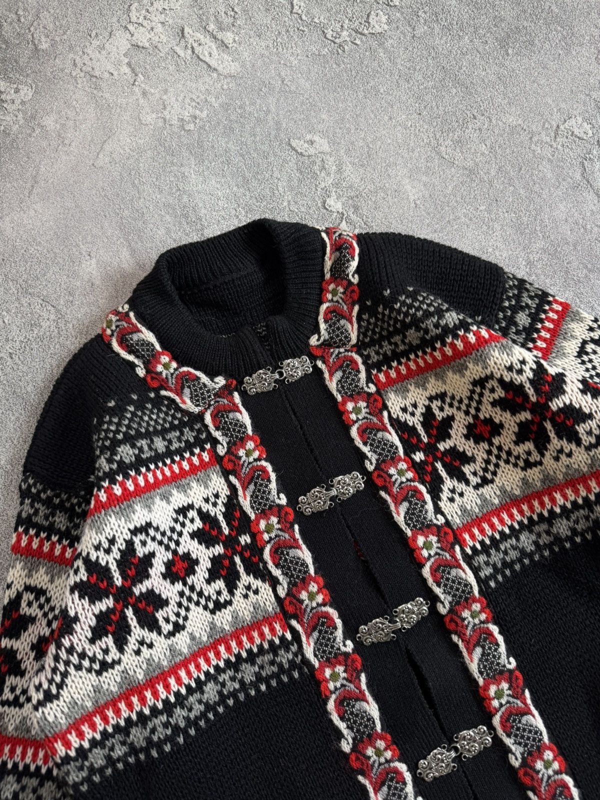 Dale Of Norway × Moods of Norway A.S Evebofoss button up Norway 🇳🇴 cardigan sweater knitwear Size US L / EU 52-54 / 3 - 7 Thumbnail