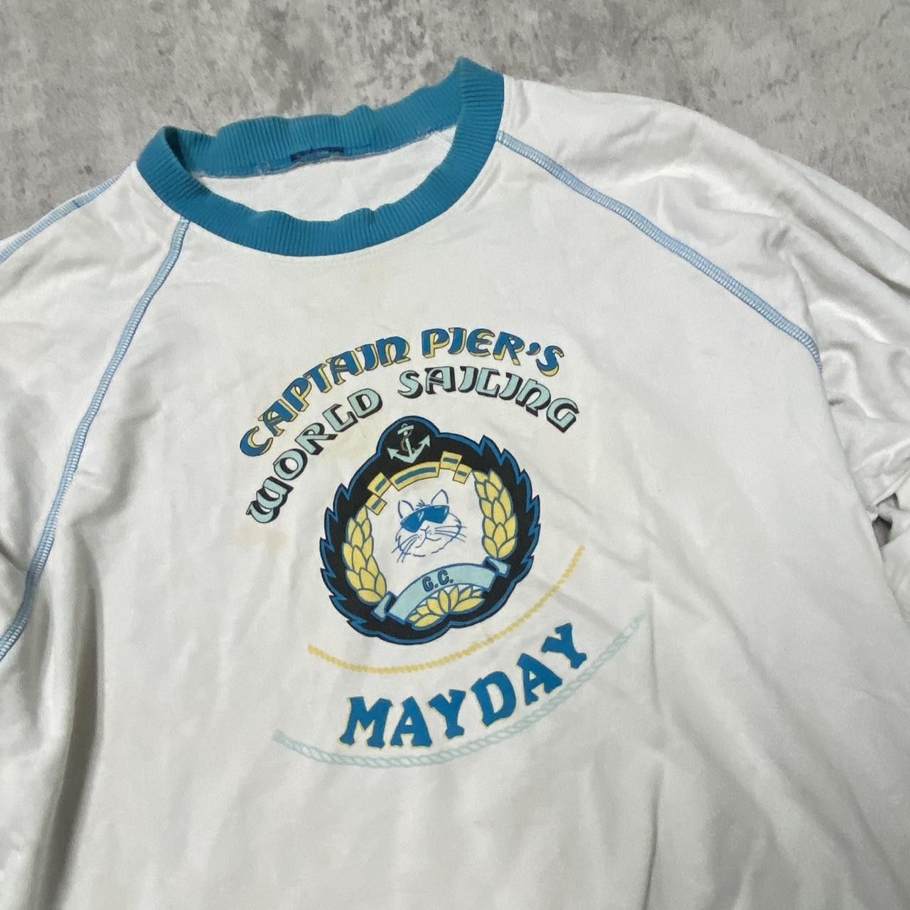 Other White and blue Captain Pier's World Sailing Mayday Size US S / EU 44-46 / 1 - 2 Thumbnail