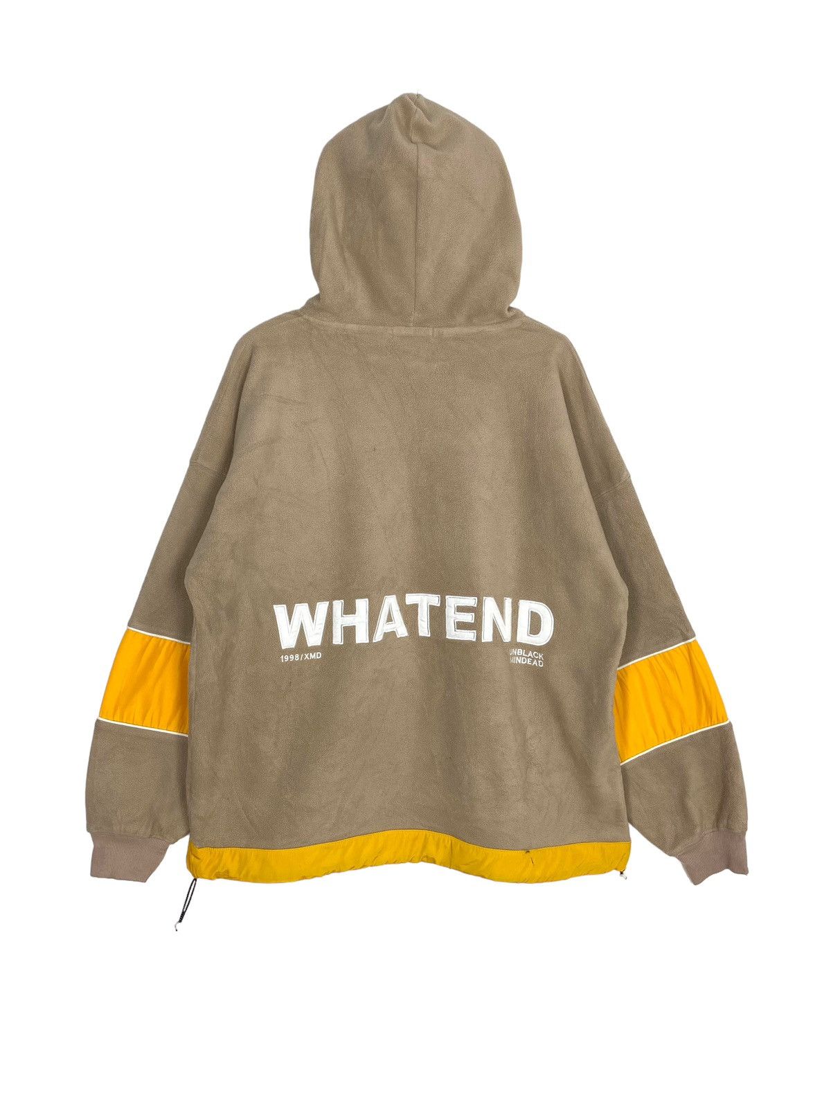 Japanese Brand Rare‼️ Whatend Hoodie Fleece Embroidery Spellout Size US L / EU 52-54 / 3 - 1 Thumbnail