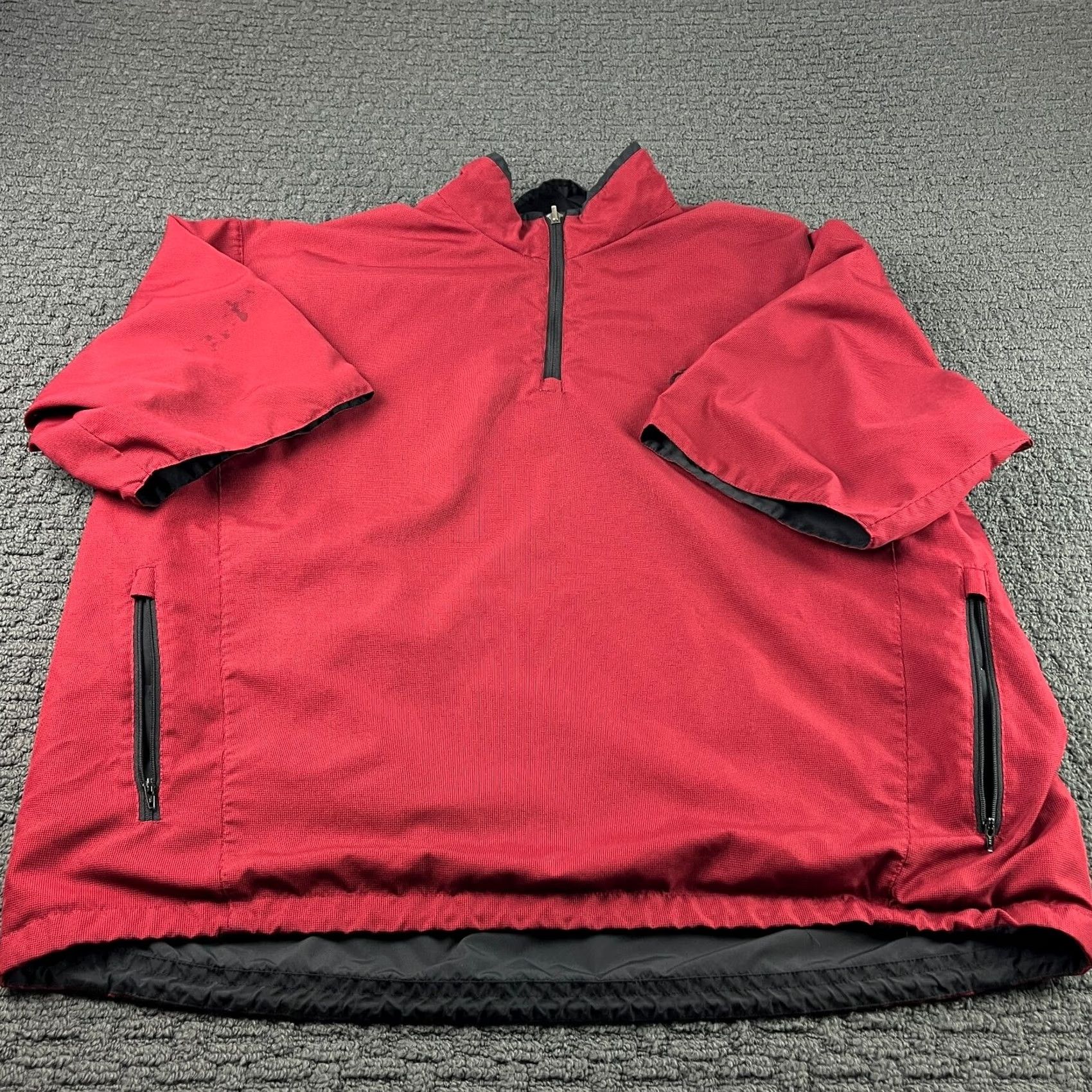 Vintage Zero Restriction Jacket Mens XL Black Red Windbreaker Reversible 1/4 Zip Windbreaker Jacket, Reversible, Black, XL, Men, ZR, Windbreaker, 1/4 Zip Size US XL / EU 56 / 4 - 5 Thumbnail