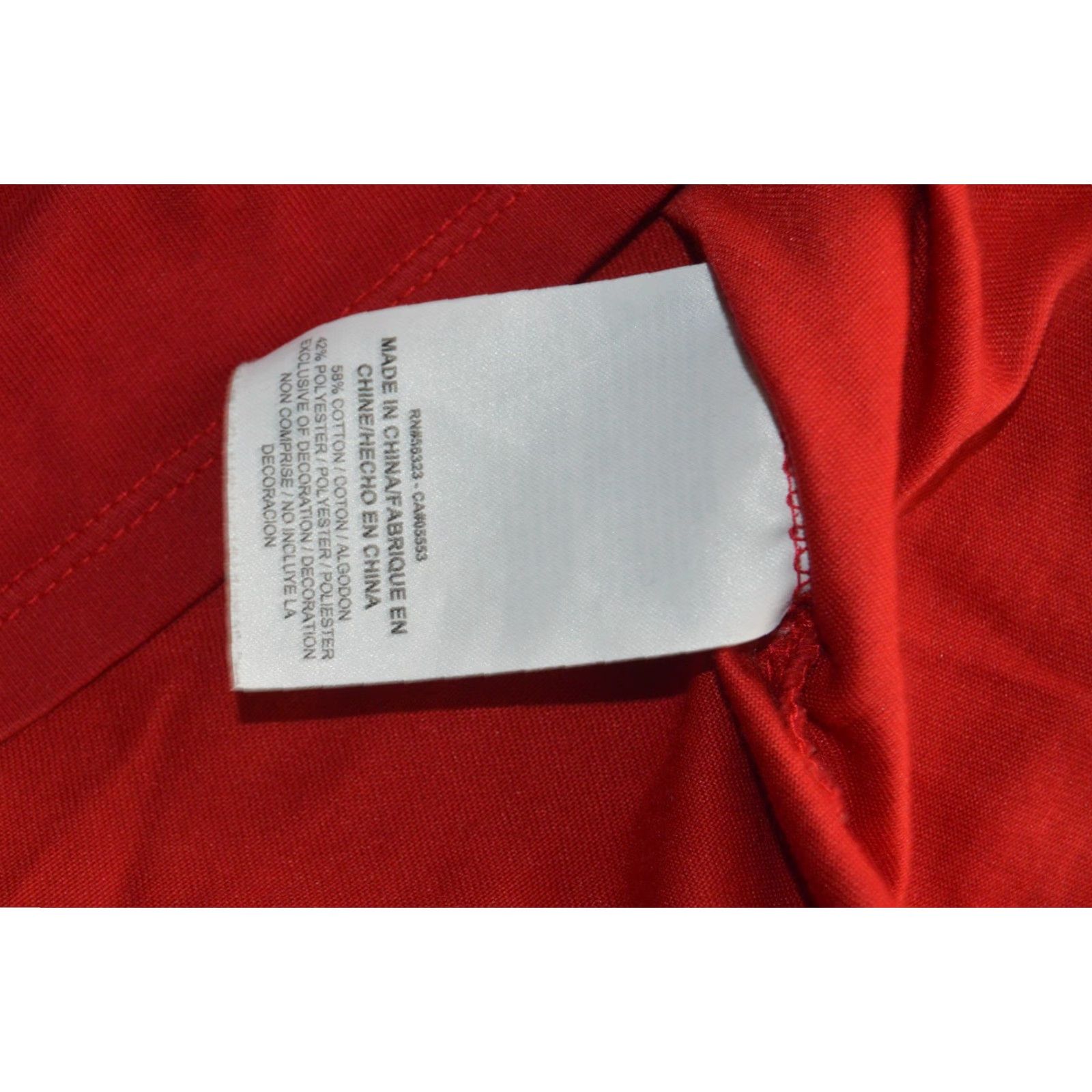 Nike Nike Shirt Mens M Red Swoosh Short Sleeve T-Shirt - Casual Nike Dri-Fit Size US M / EU 48-50 / 2 - 6 Thumbnail