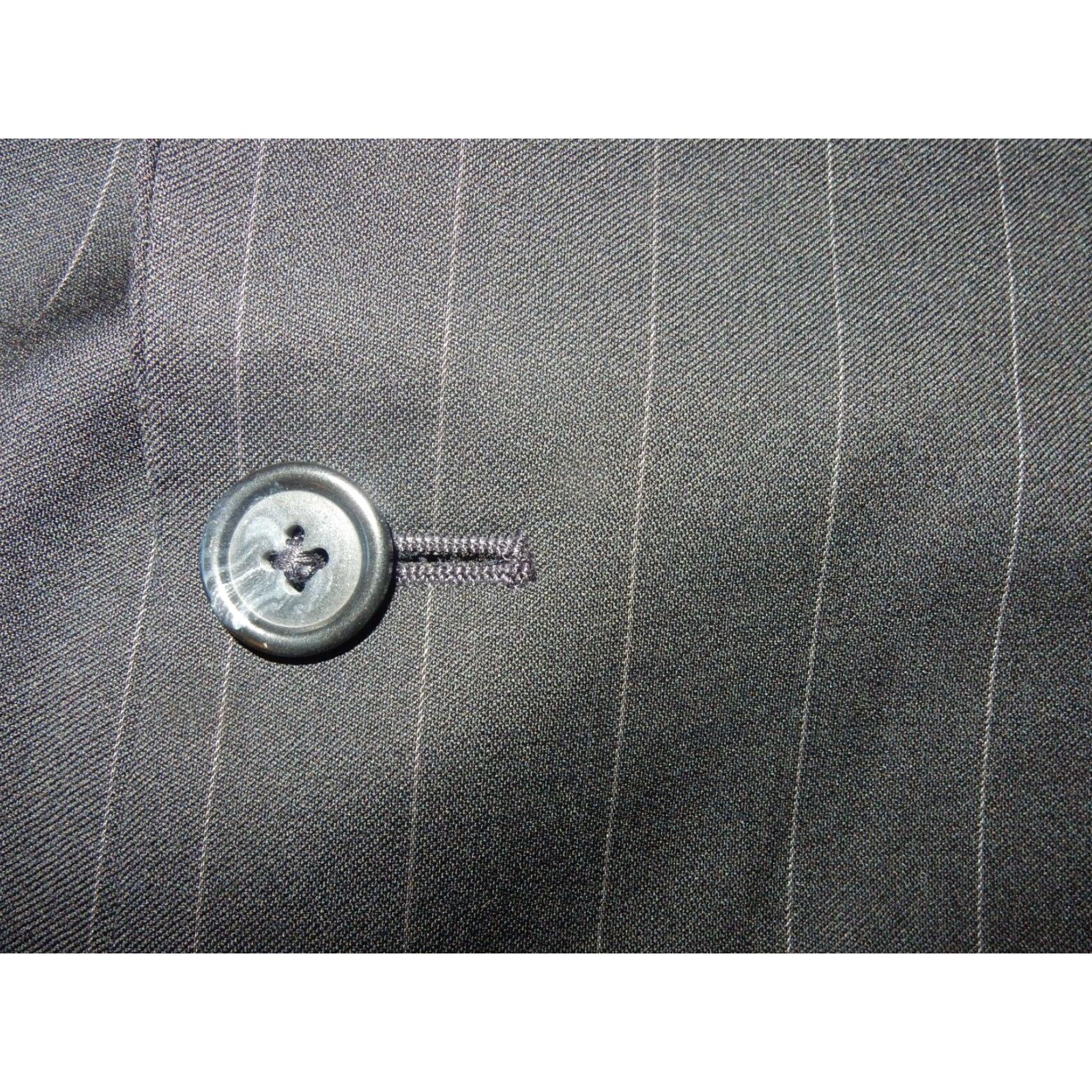 Michael Kors Michael Kors Men's 2 Piece Wool Suit Black Size 43L Size 46R - 4 Thumbnail