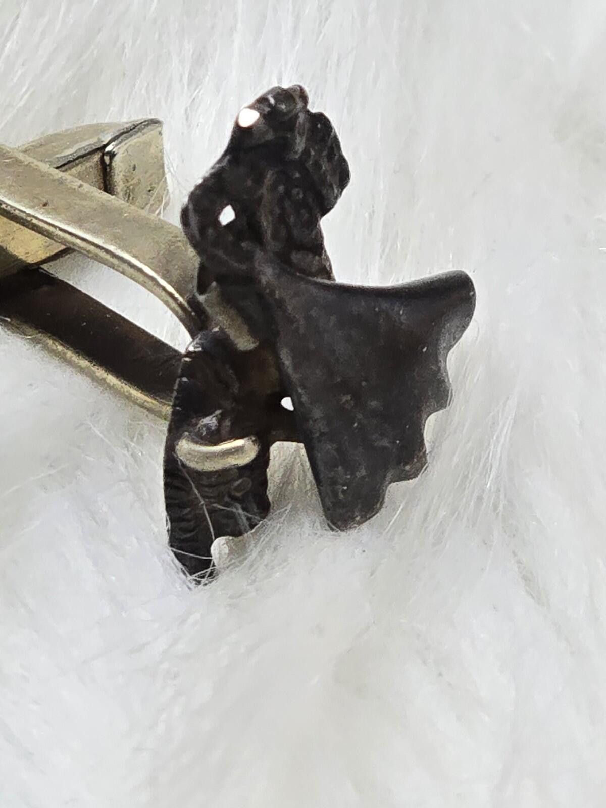 The Unbranded Brand Vintage Sterling Silver Bullfighter Matador & Bull Cufflinks Size ONE SIZE - 5 Thumbnail