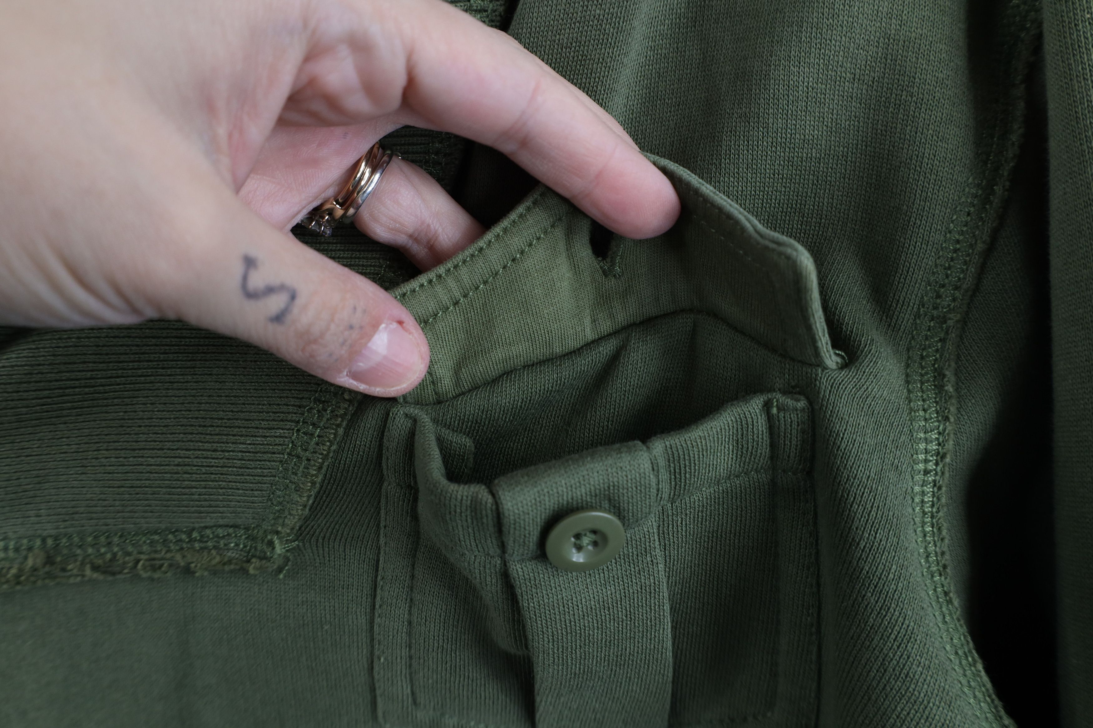 Polo Ralph Lauren Vintage 90s Ralph Lauren Sportsman Collar Sweatshirt Green Size US M / EU 48-50 / 2 - 9 Thumbnail