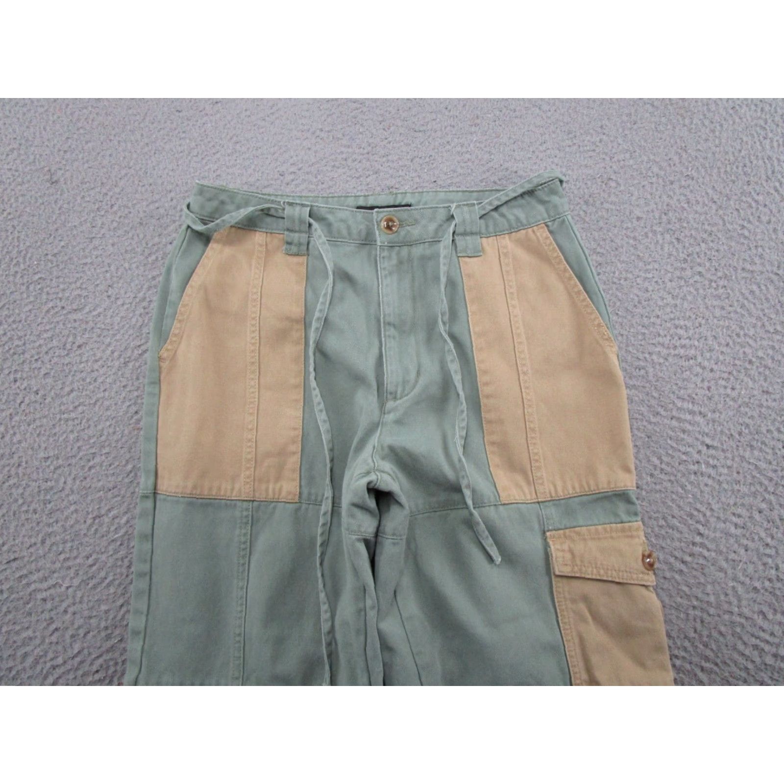 Forever 21 FOREVER 21 Colorblock Cargo Pants Women’s M Baggy Wide Leg Multicolor Casual Pockets Pants Womens Medium 90s? Size 32" / US 10 / IT 46 - 3 Thumbnail