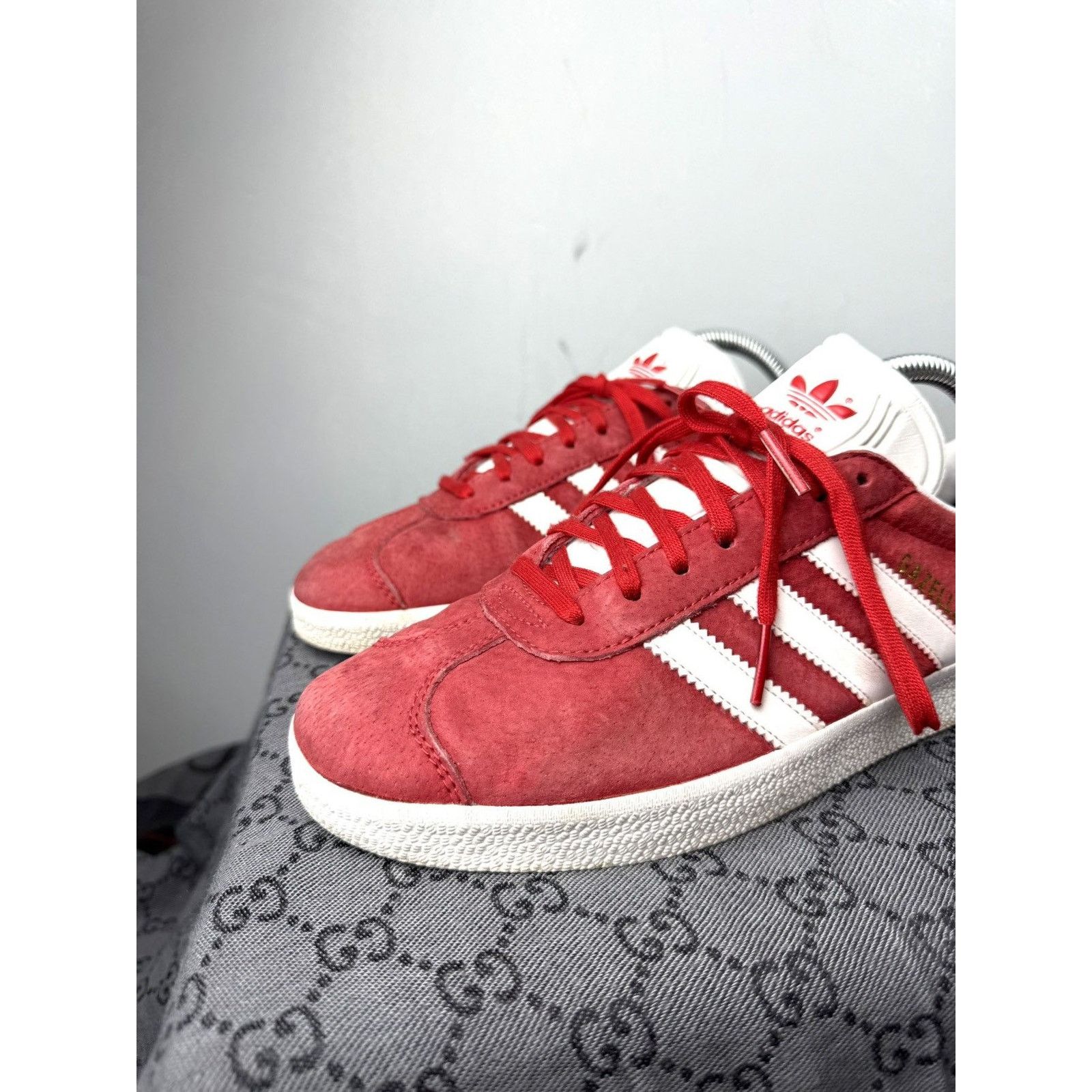 Adidas Vintage Style Adidas Gazelle Low Top Suede Trainers Sneakers Size US 7.5 / EU 40-41 - 2 Thumbnail