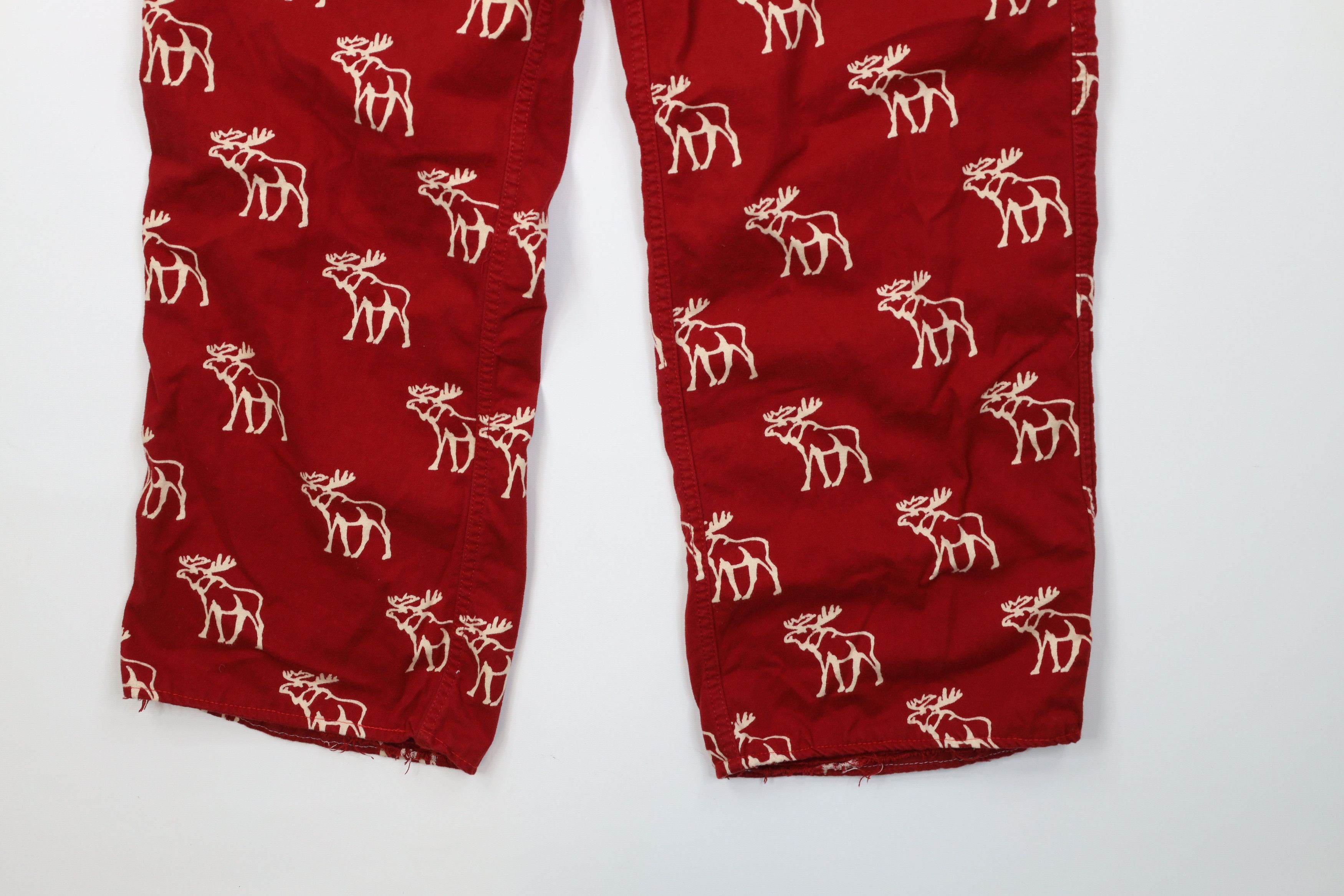 Abercrombie & Fitch Vintage Y2K Abercrombie & Fitch Moose Flannel Wide Leg Pants Size US 34 / EU 50 - 5 Thumbnail