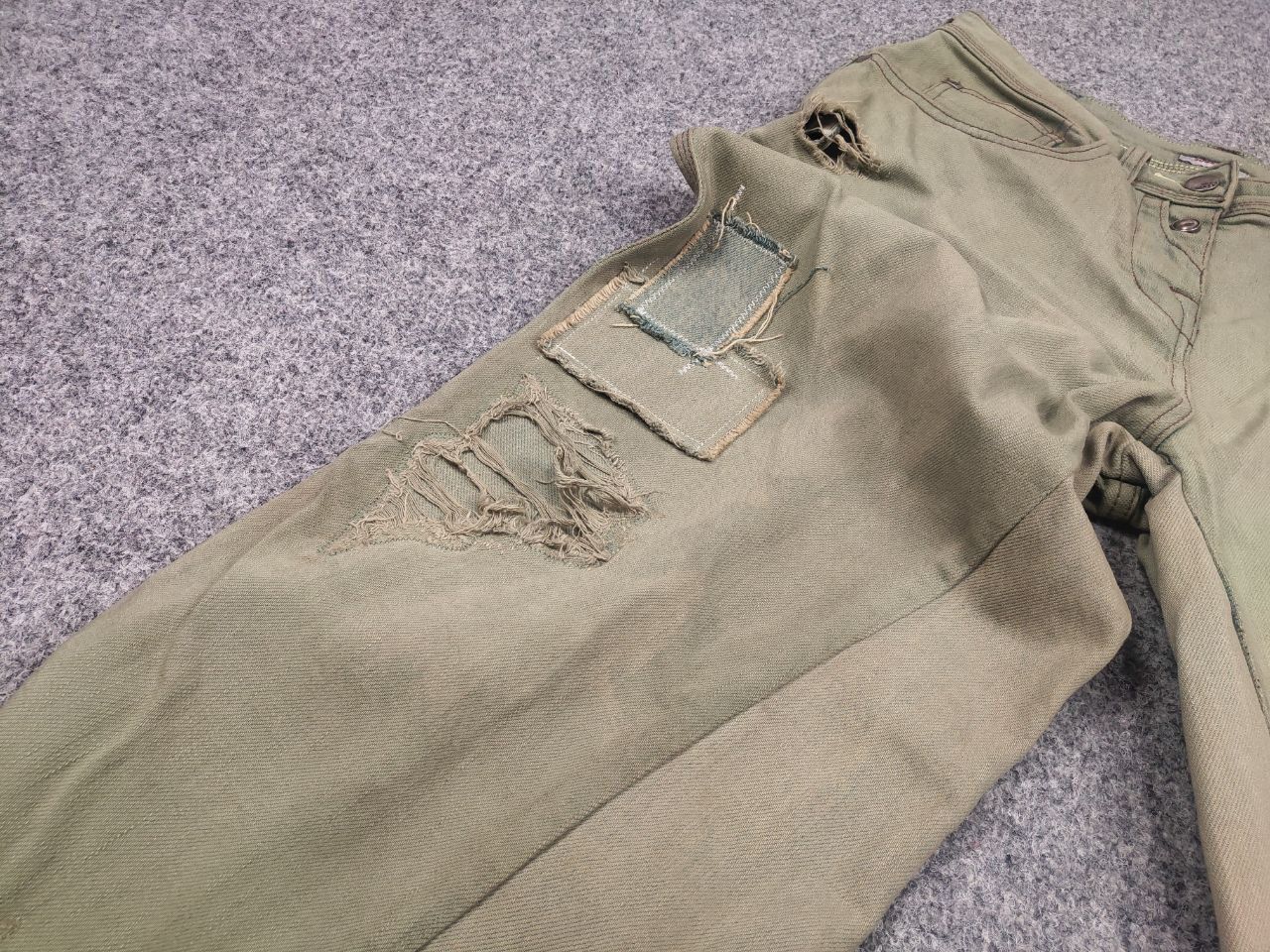 🤢 Miss Sixty Vintage Y2K Baggy Distressed Denim Jeans