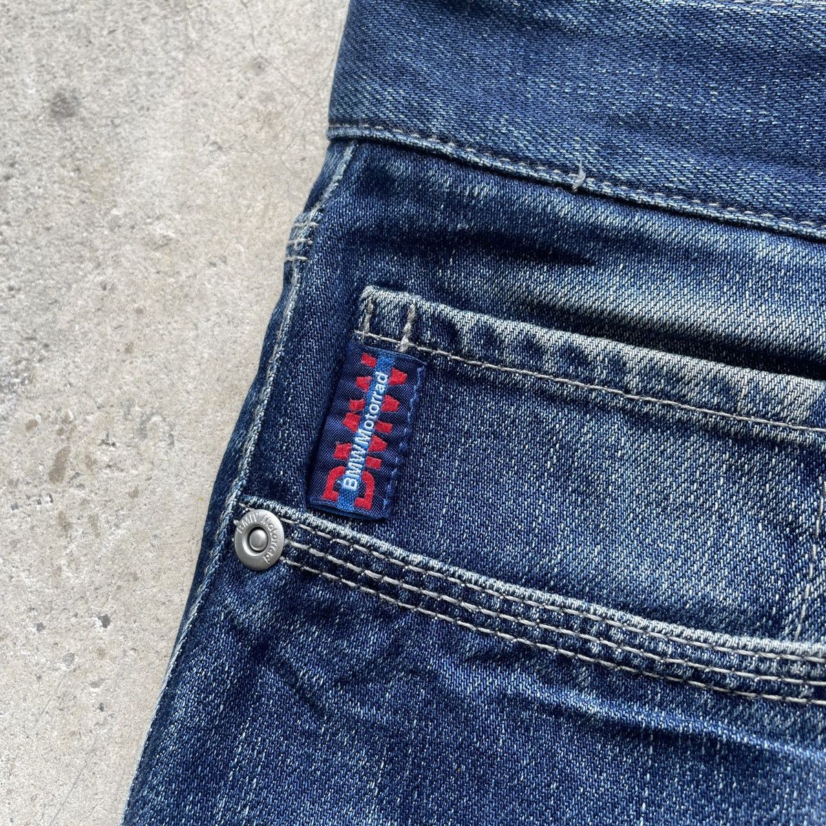 Faded Glory W33💥 BNW Motorrad Stonewash Jeans Faded Denim Pants Size US 33 - 6 Thumbnail