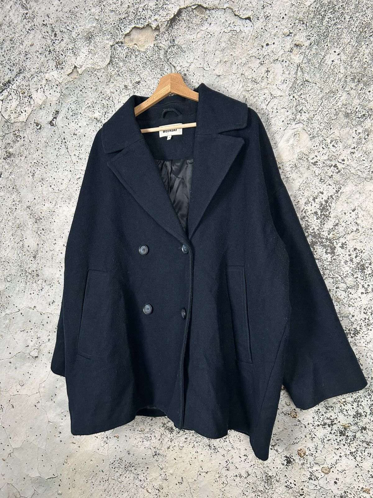 Weekday Weekday May Paracoat Jacket Wool Avant Garde Grunge Punk Size US M / EU 48-50 / 2 - 2 Thumbnail