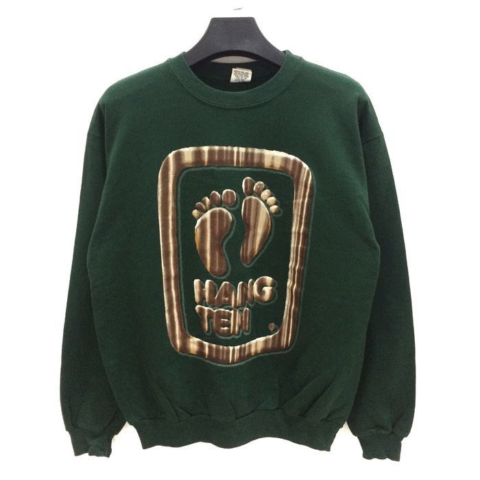 Hang Ten Vintage Hang Ten Big Logo Sweatshirt Size US L / EU 52-54 / 3 - 1 Thumbnail