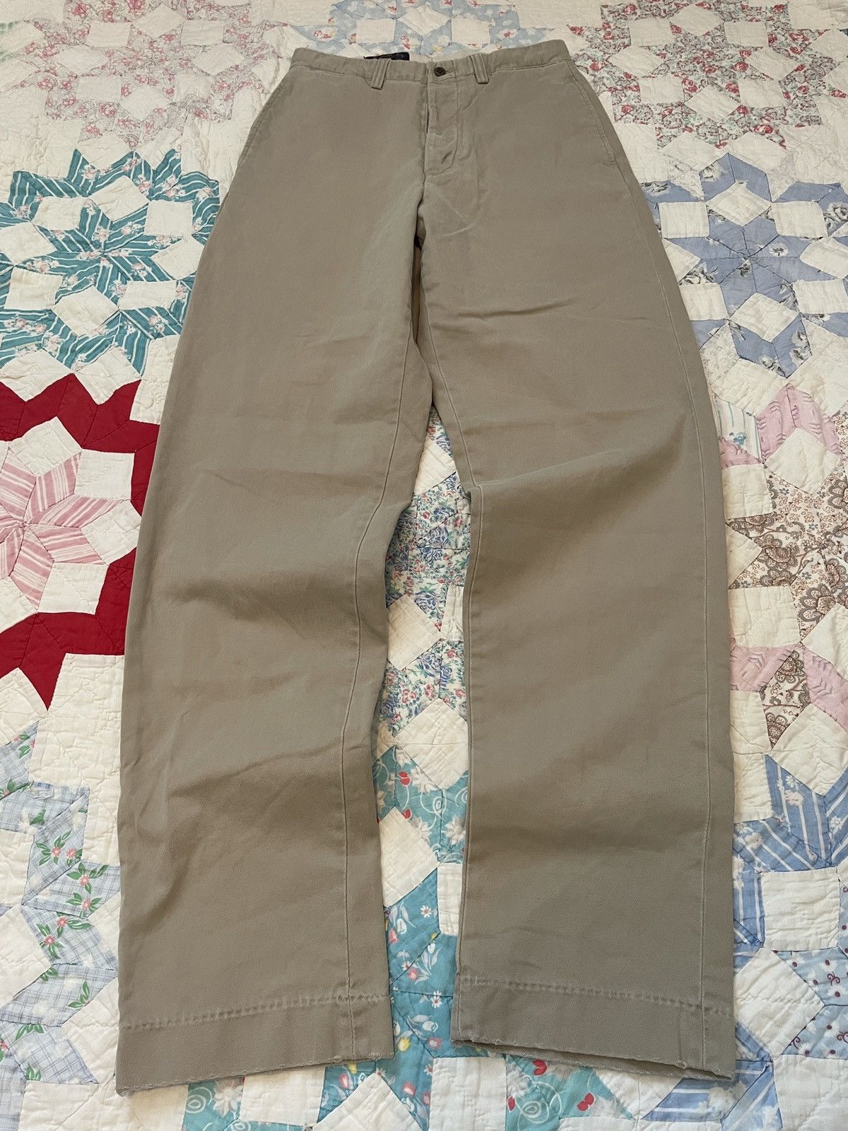 image of Rrl Ralph Lauren x Vintage 90's Ralph Laurent Rrl Khaki Military Slacks, Men's (Size 26)