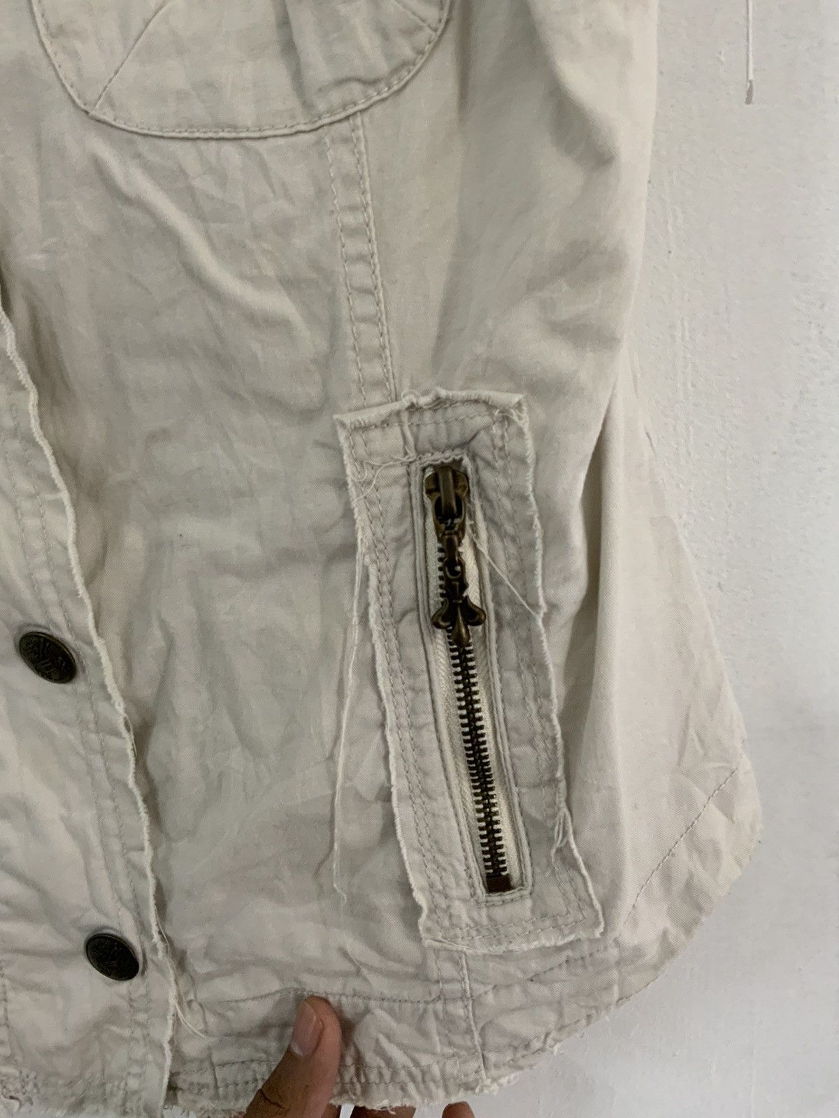 Japanese Brand CornFlake Designer Distressed Hoodie Vest Size US L / EU 52-54 / 3 - 6 Thumbnail