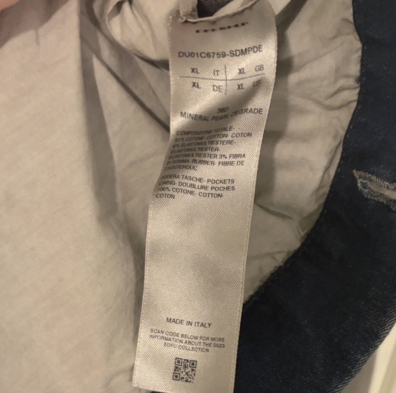 Rick Owens Drkshdw Rick Owens DRKSHDW Cropped Worker Jacket in Mineral Pearl Size US XL / EU 56 / 4 - 7 Thumbnail