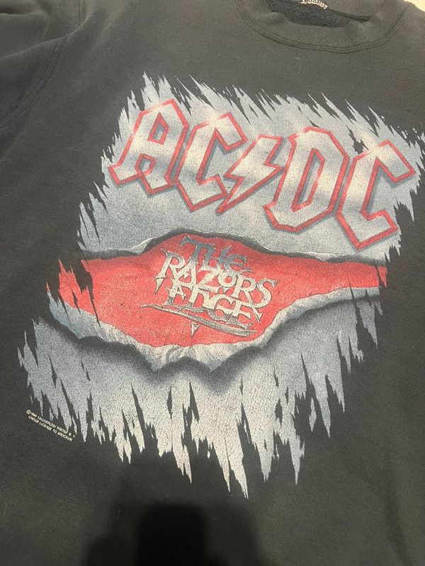 AC/DC × Band Tees Crewneck AcDC the razor edge 1990 OG XL Size US XL / EU 56 / 4 - 3 Thumbnail