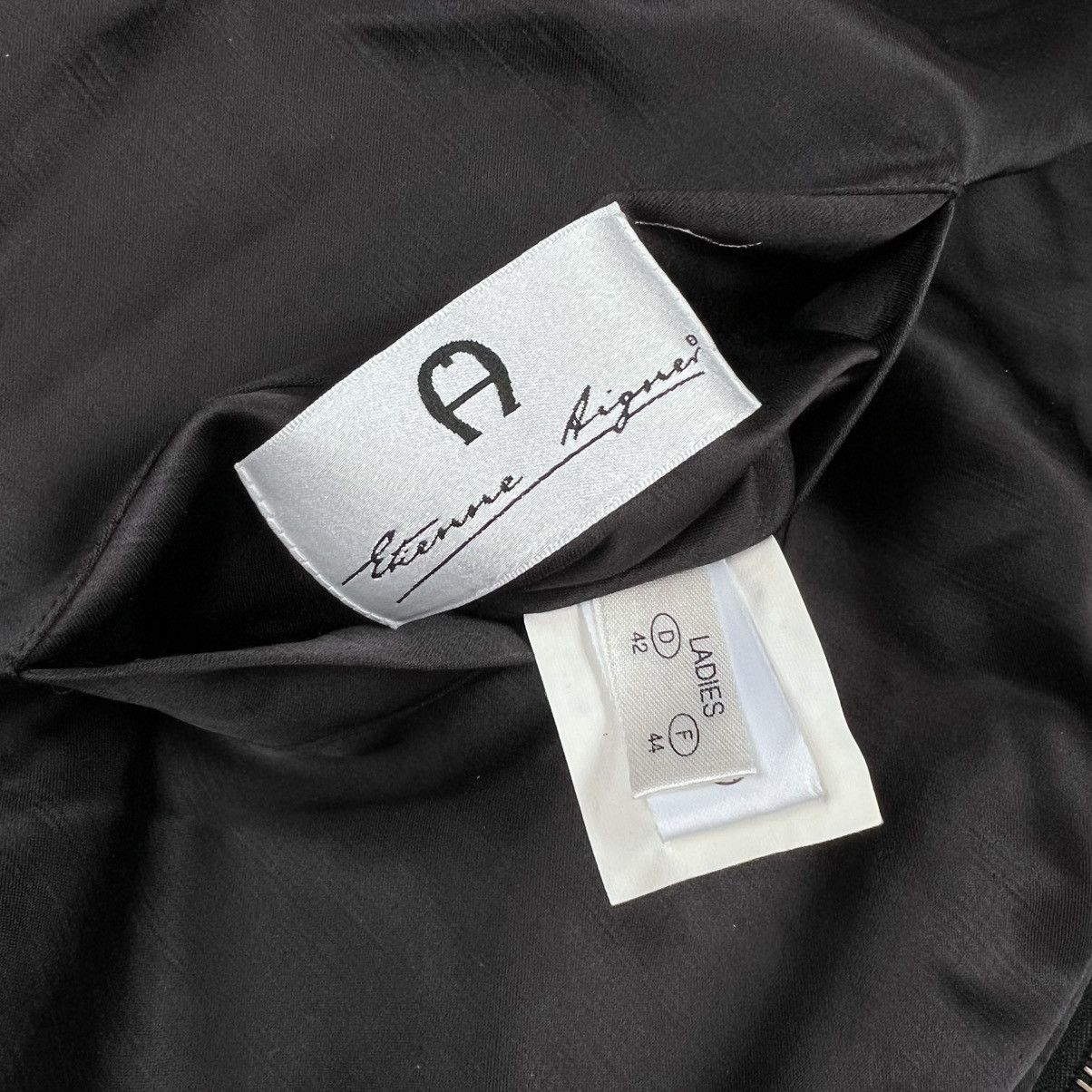Etienne Aigner × Vintage Aigner vintage silk printed reversible quilted jacket Size L / US 10 / IT 46 - 9 Thumbnail