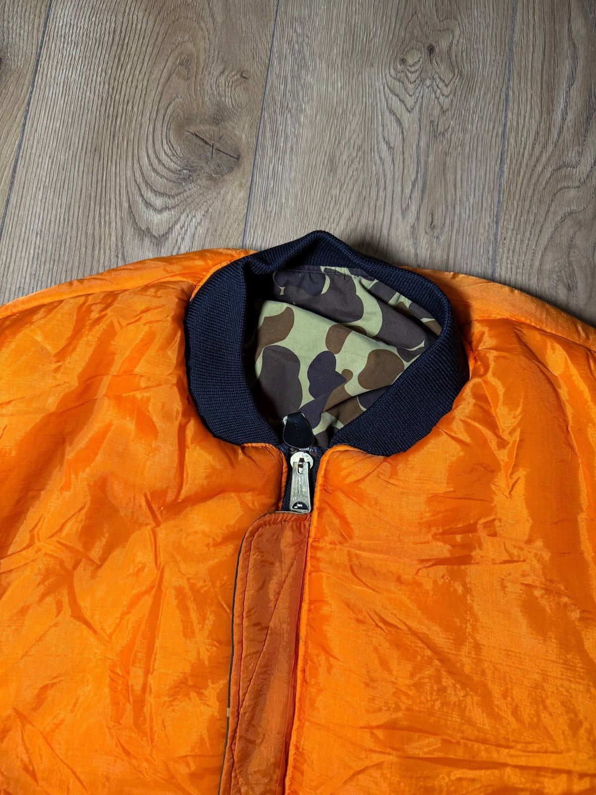Other Men's Vintage Reversible MA-1 Vest Duck Camo & Orange Size US L / EU 52-54 / 3 - 13 Thumbnail