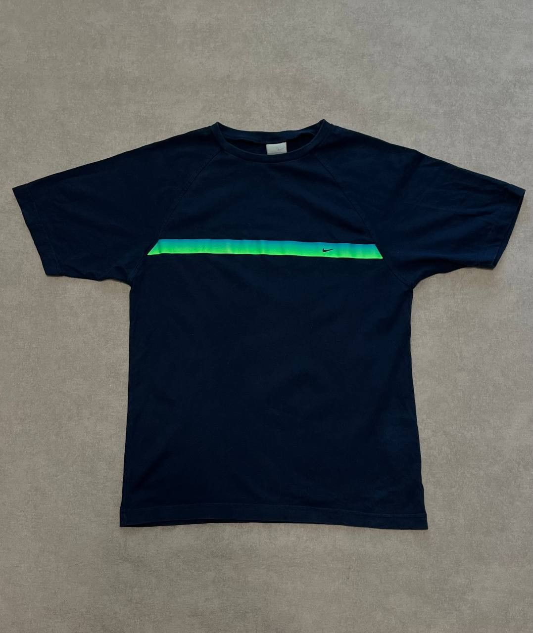 Nike Vintage 90s Nike Swoosh T Shirt Mens Logo Print Blue Size US S / EU 44-46 / 1 - 1 Thumbnail