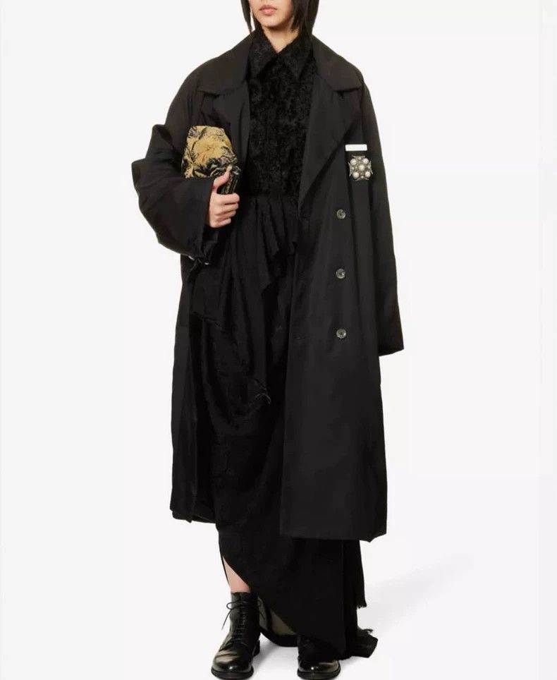 Song For The Mute Song For The Mute Black cotton coat Size L / US 10 / IT 46 - 5 Thumbnail