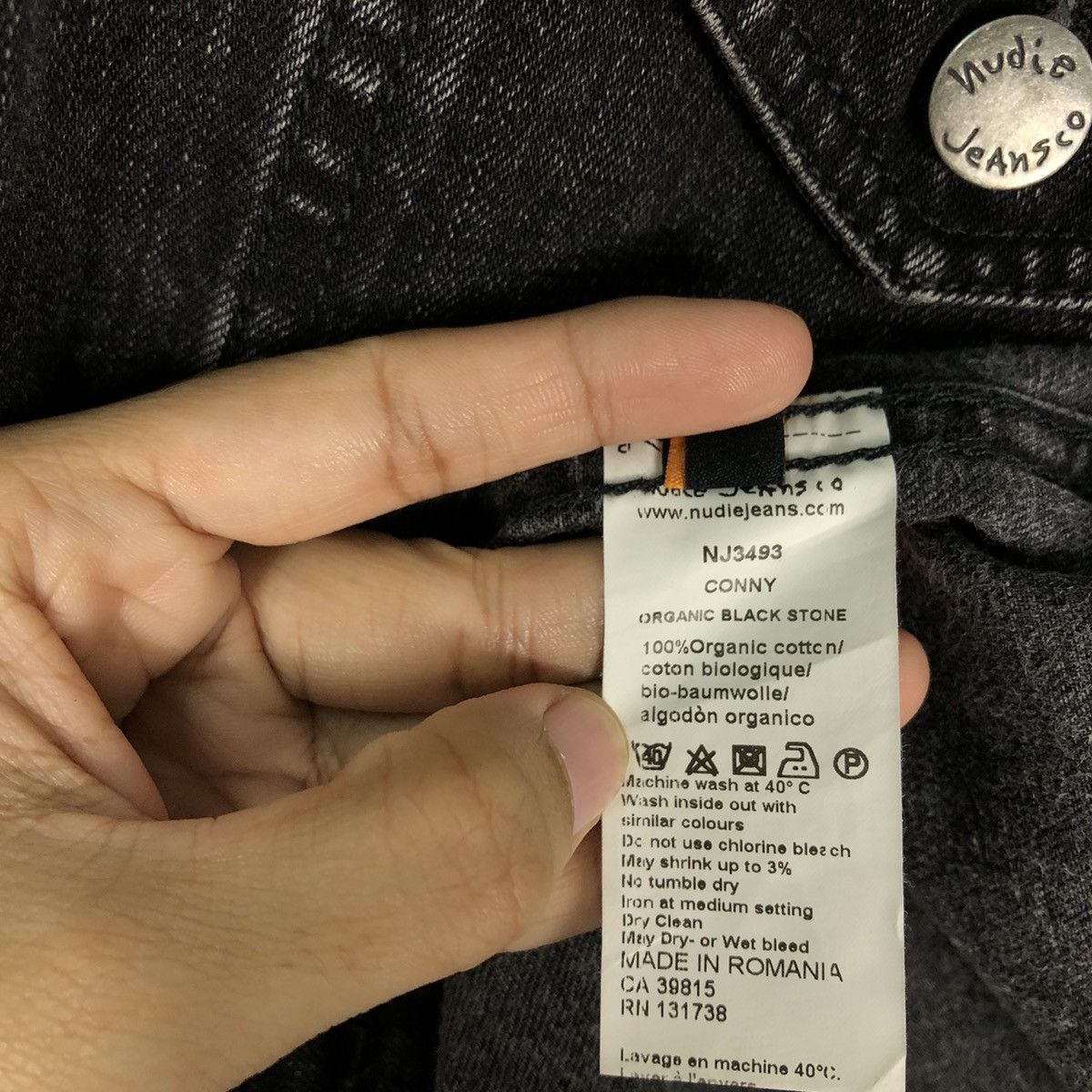 Japanese Brand 🔥90’s Biker Denim Jacket Cropped Trucker Nudie Jeans Italy Size US S / EU 44-46 / 1 - 16 Thumbnail