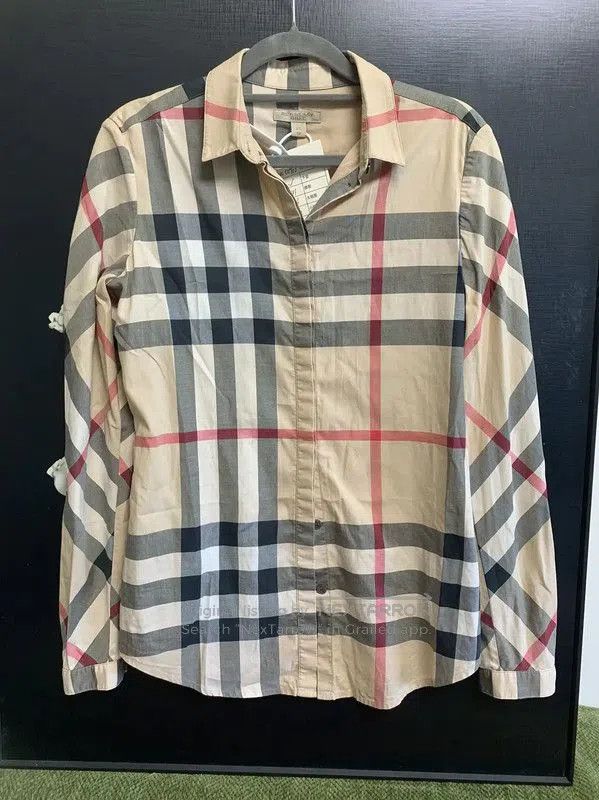Burberry Burberry Multicolor Cotton Blouse for Women. Size XS / US 0-2 / IT 36-38 - 3 Thumbnail